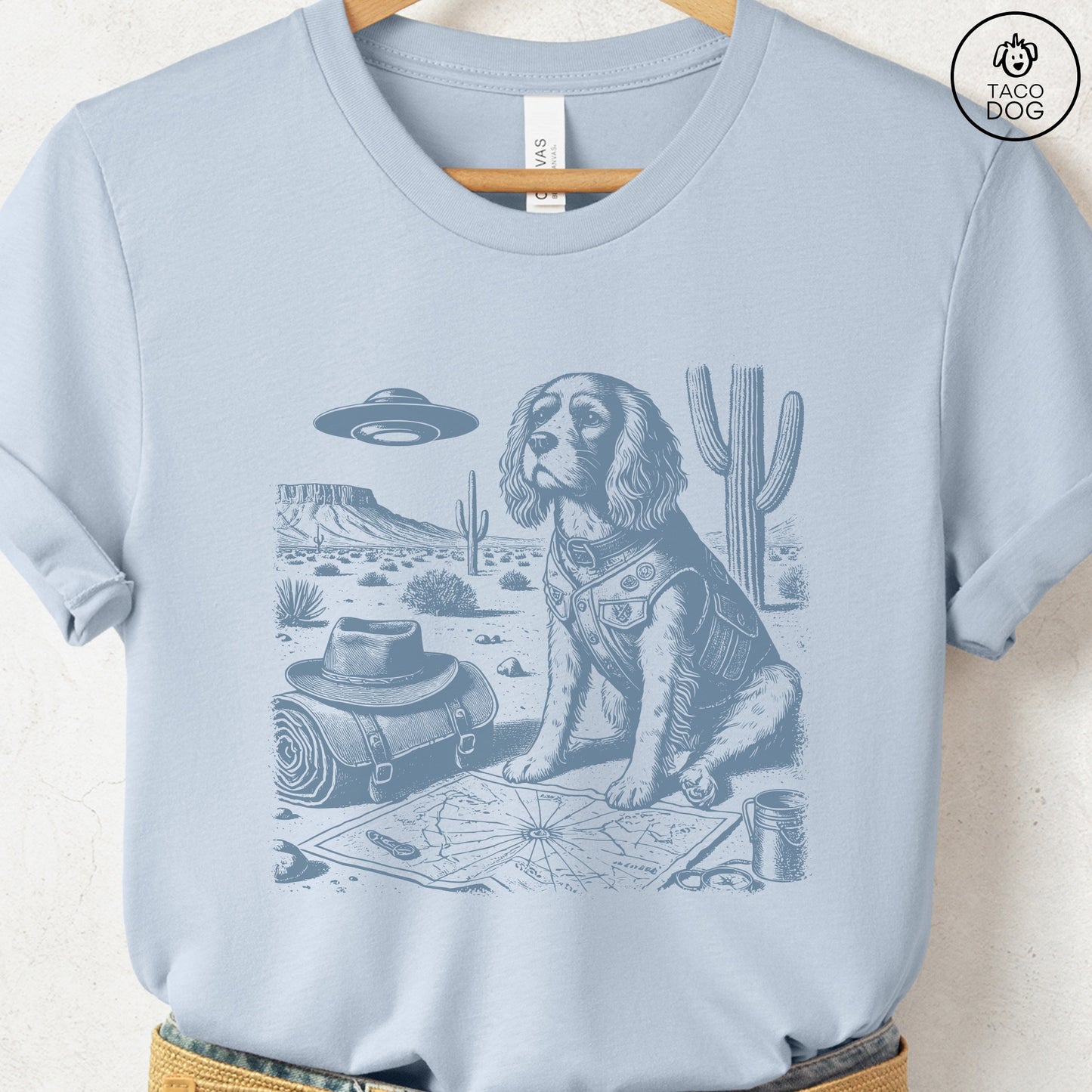 Cavalier King Charles Spaniel Desert Survey T-Shirt