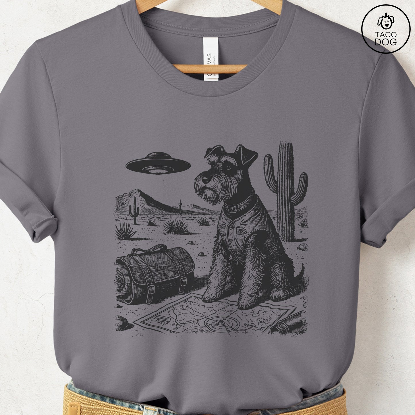 Schnauzer Desert Survey T-Shirt