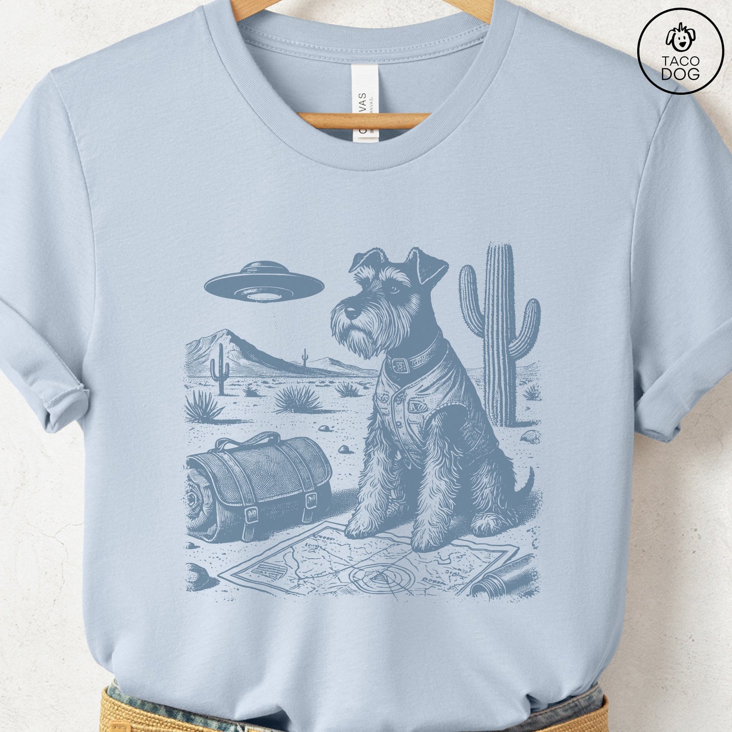 Schnauzer Desert Survey T-Shirt