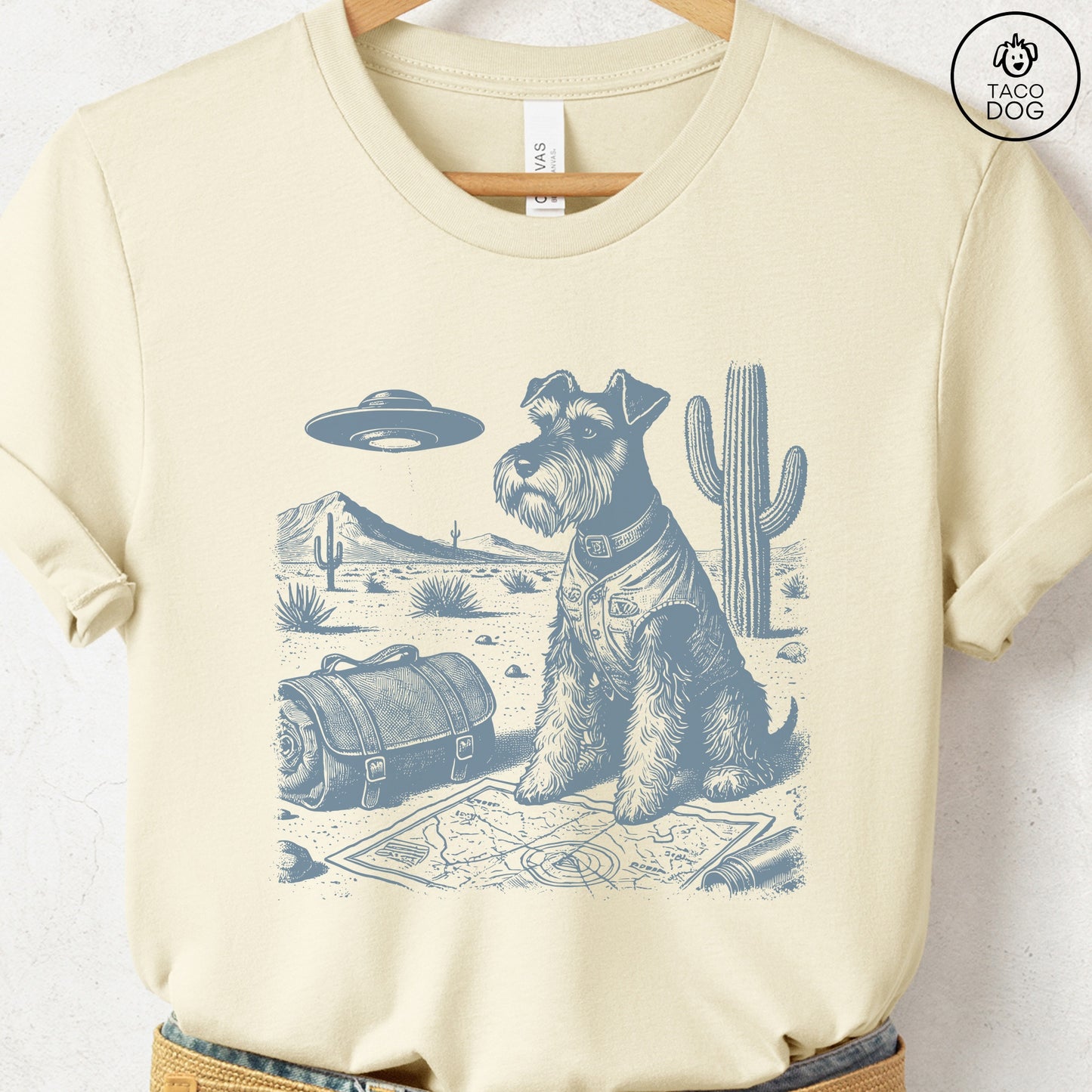 Schnauzer Desert Survey T-Shirt