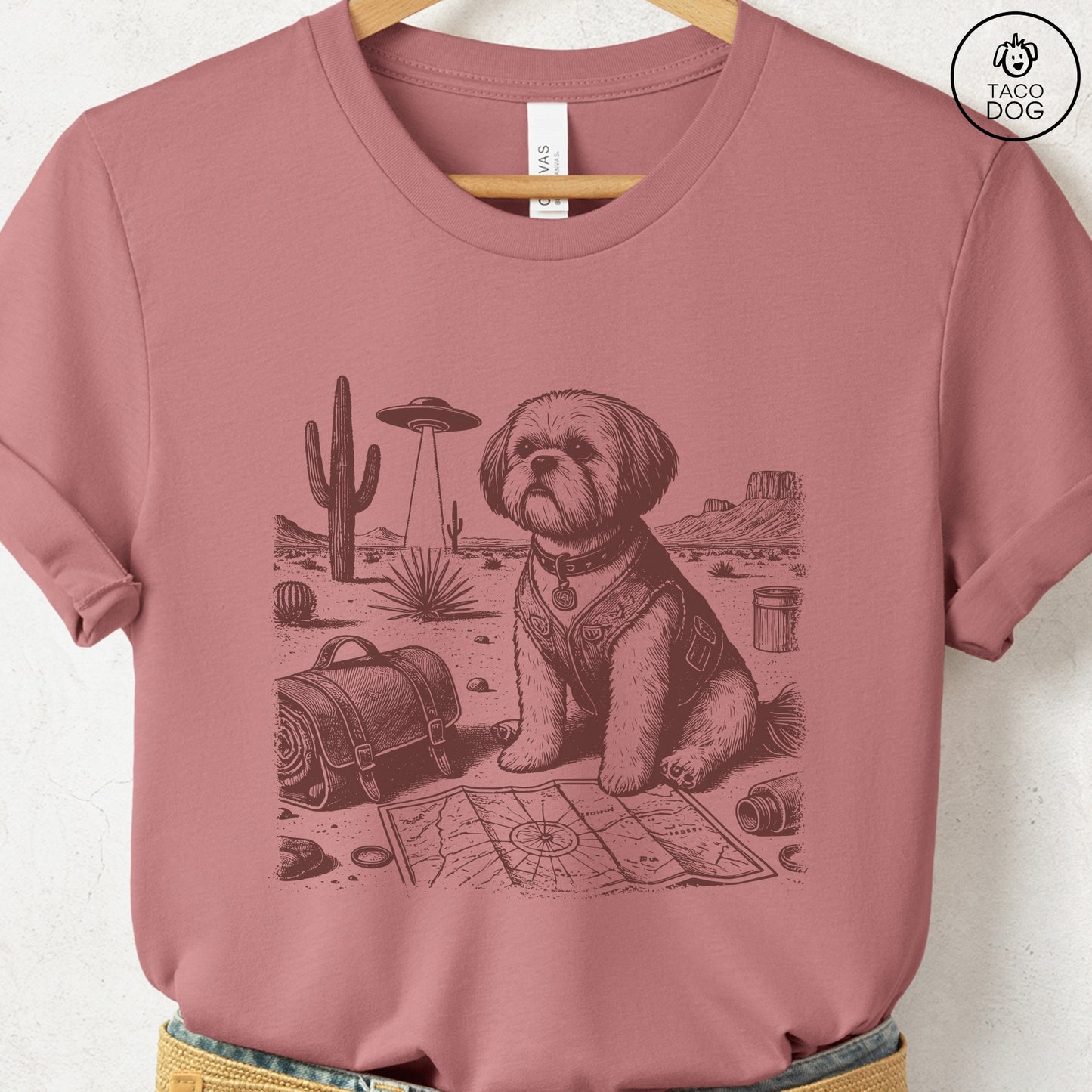 Shih Tzu Desert Survey T-Shirt