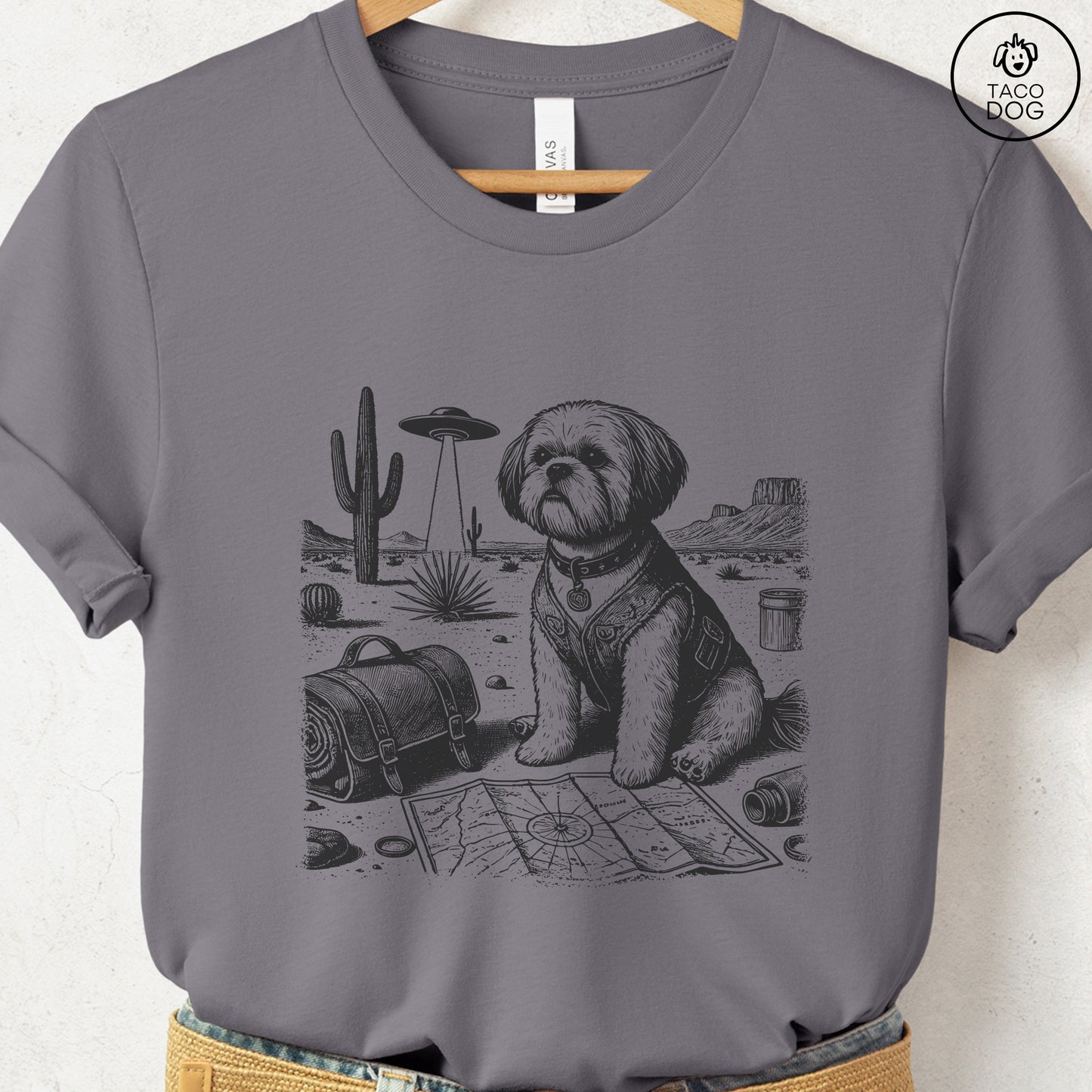 Shih Tzu Desert Survey T-Shirt