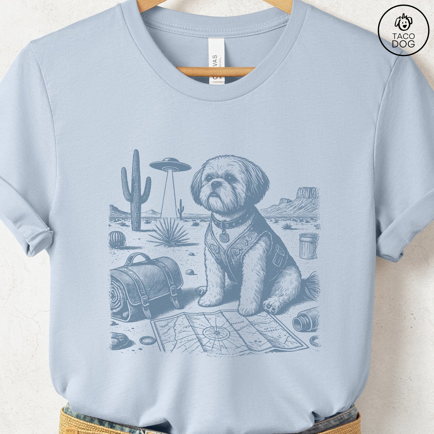 Shih Tzu Desert Survey T-Shirt