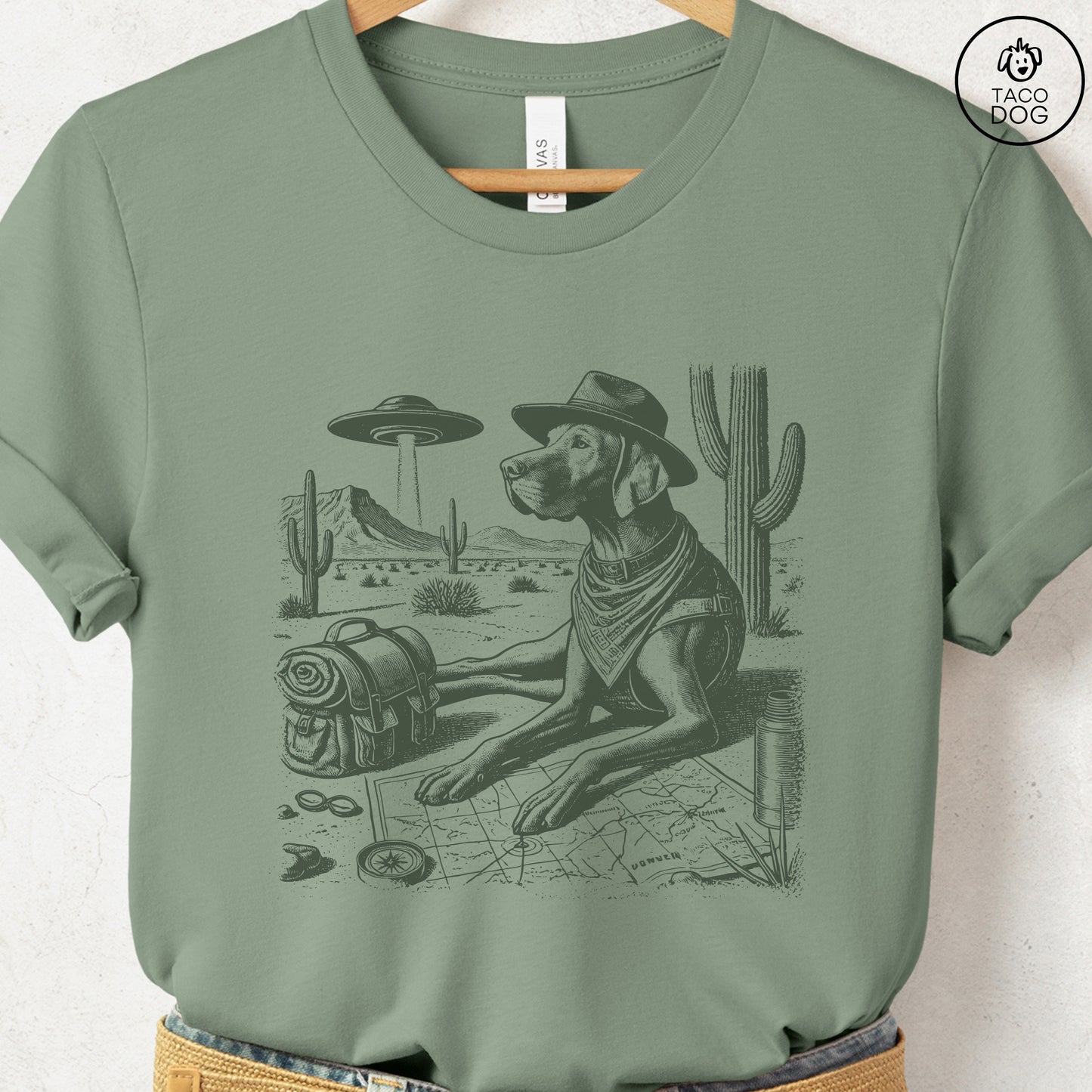 Vizsla Desert Survey T-Shirt