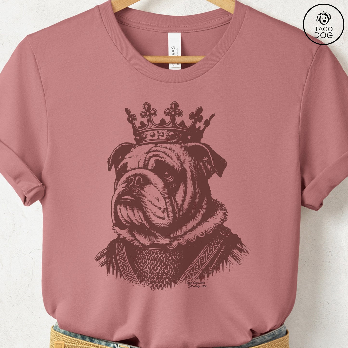 English Bulldog Crown T-Shirt
