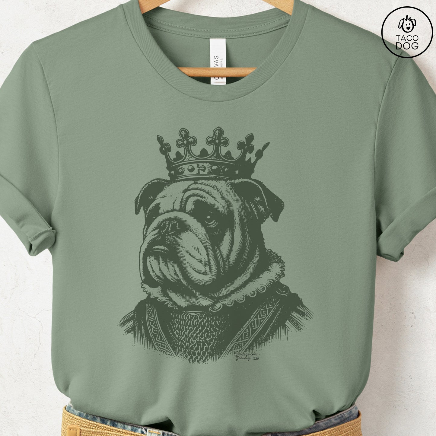 English Bulldog Crown T-Shirt