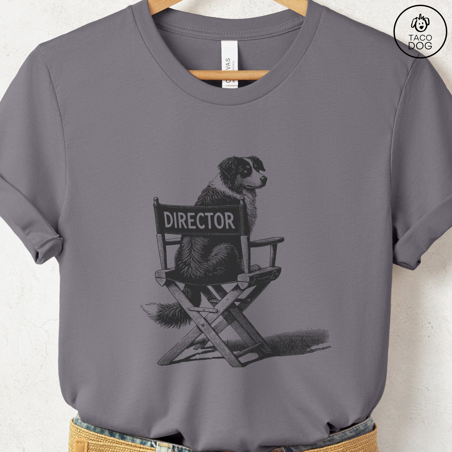 Australian Shepherd Aussie Director Chair T-Shirt