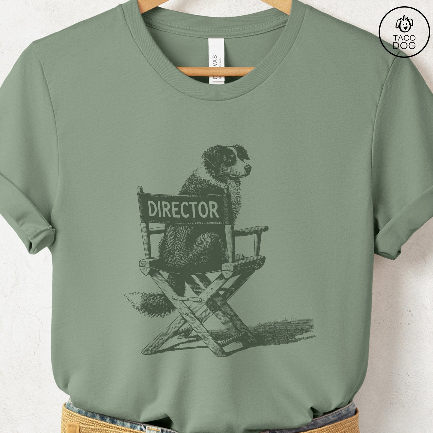 Australian Shepherd Aussie Director Chair T-Shirt