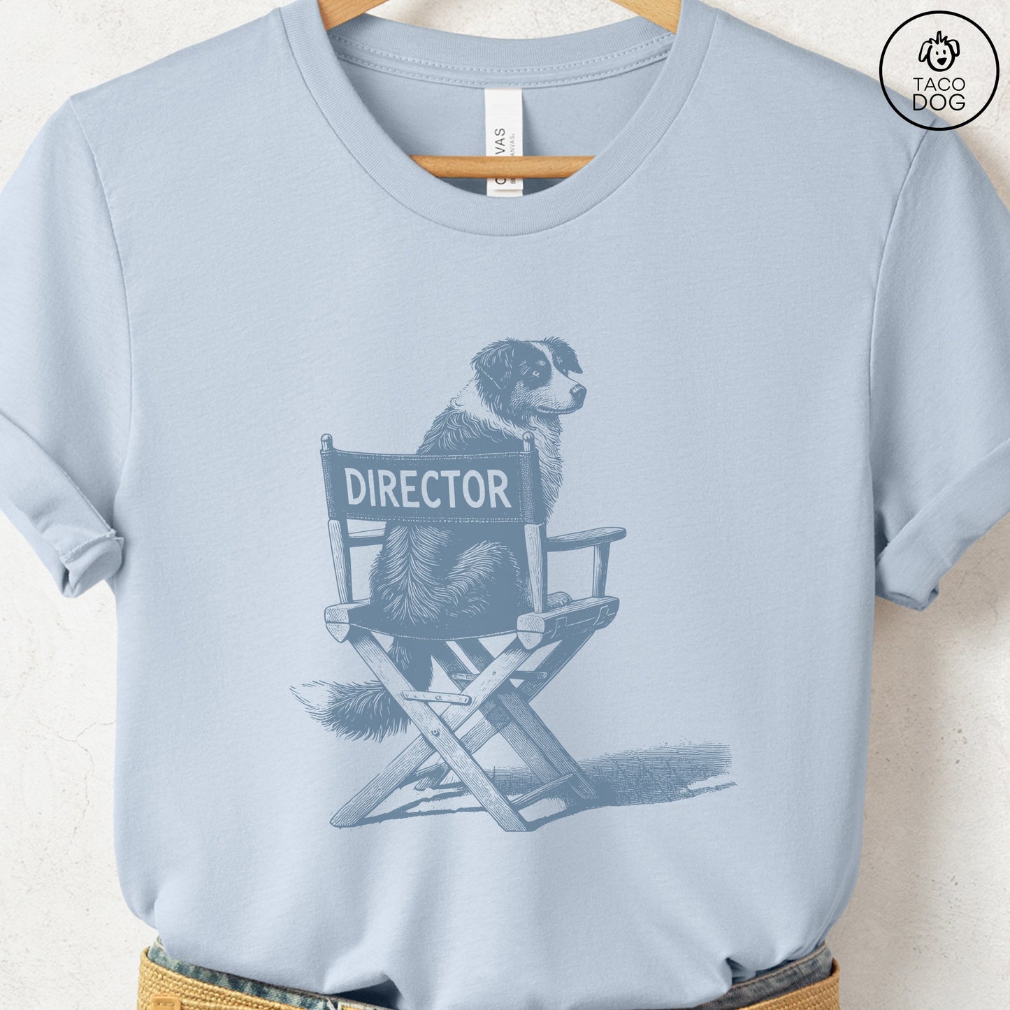 Australian Shepherd Aussie Director Chair T-Shirt
