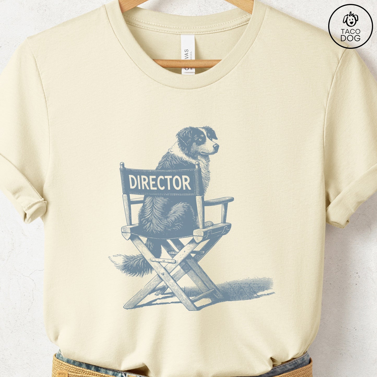 Australian Shepherd Aussie Director Chair T-Shirt
