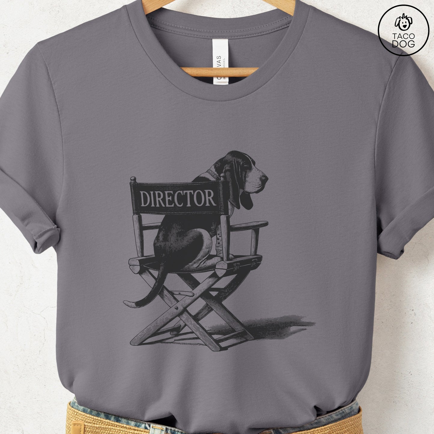 Basset Hound Director Chair T-Shirt