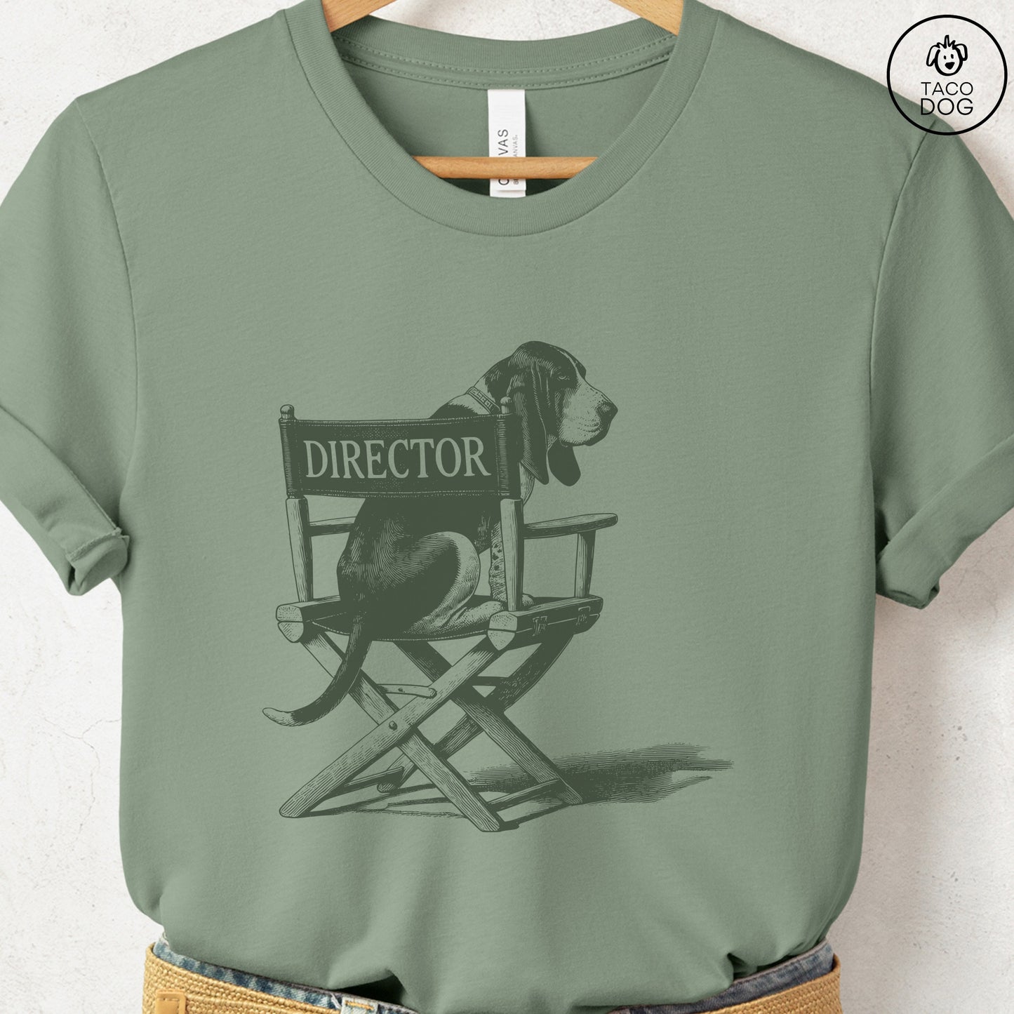 Basset Hound Director Chair T-Shirt