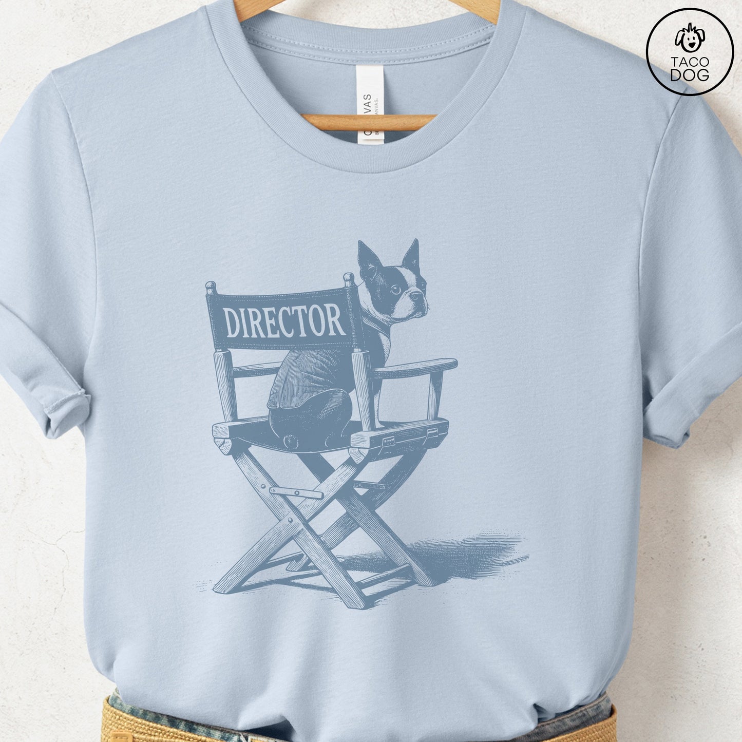 Boston Terrier Director Chair T-Shirt