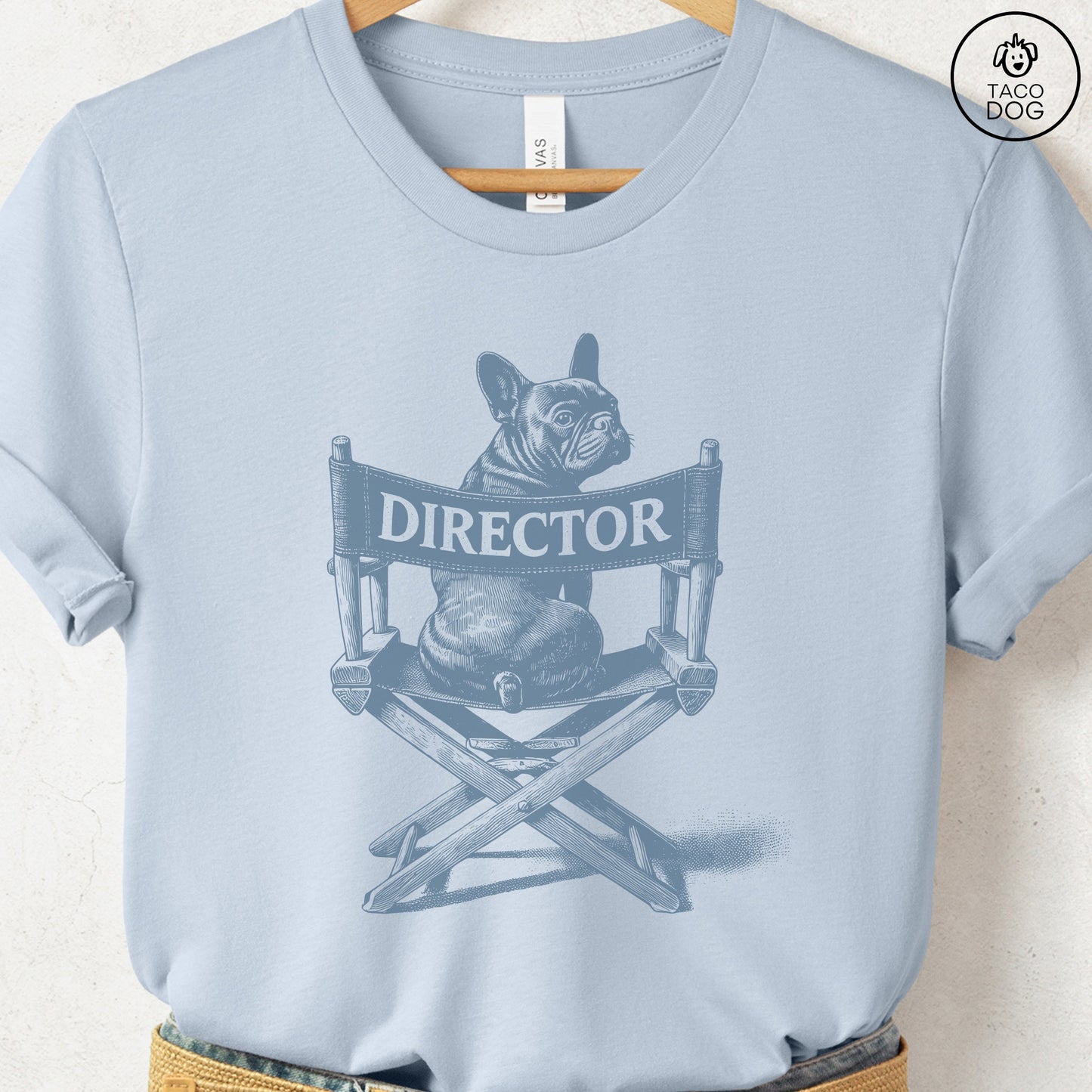 French Bulldog Frenchie Director Chair T-Shirt