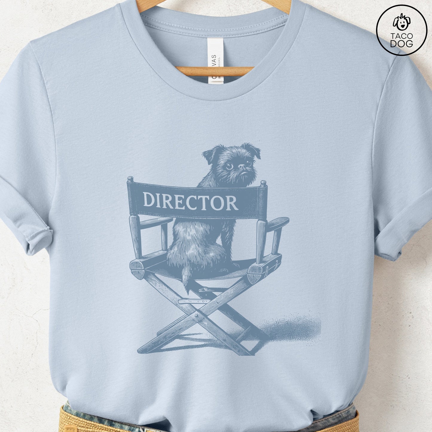 Brussels Griffon Griff Director Chair T-Shirt