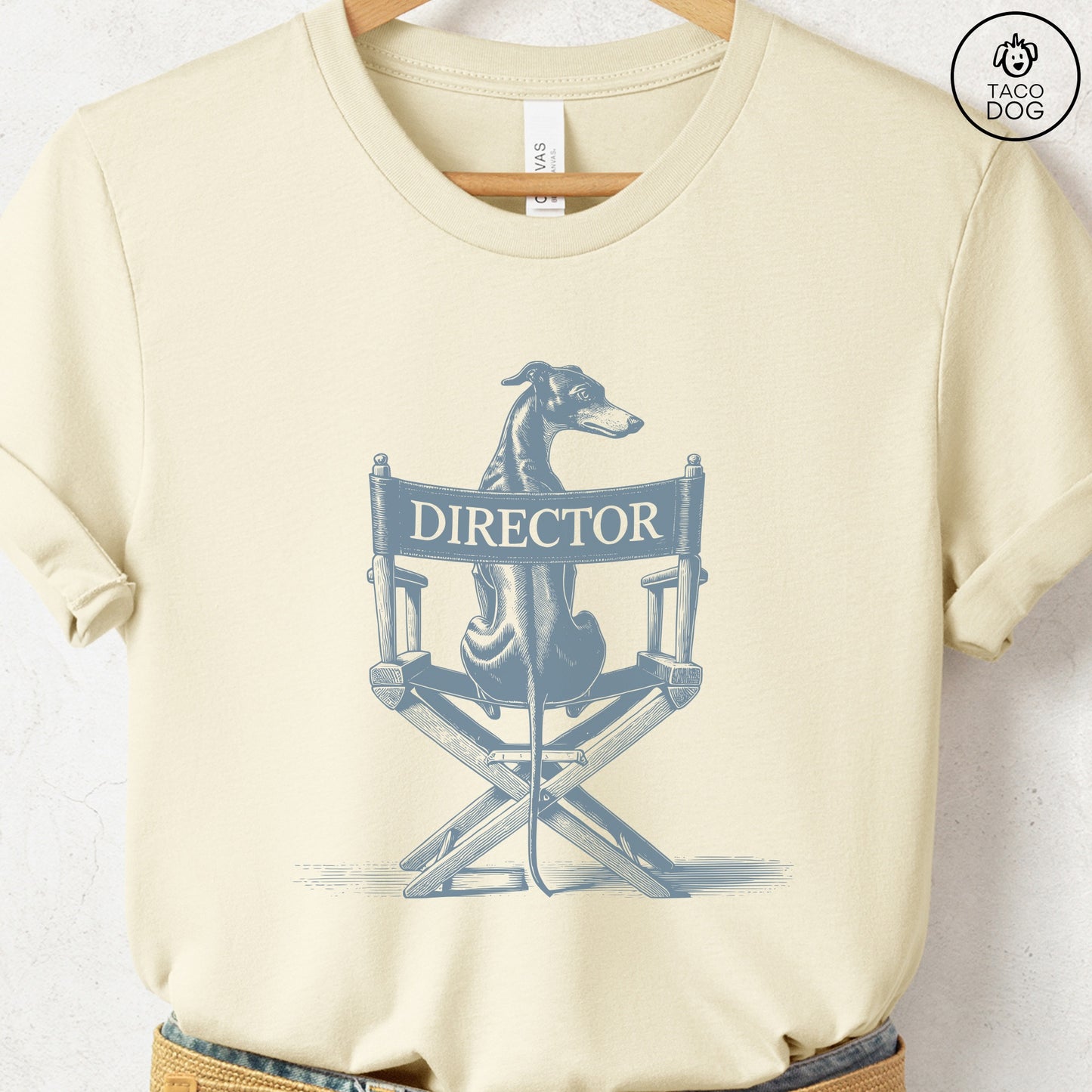 Italian Greyhound Whippet Director Chair T-Shirt