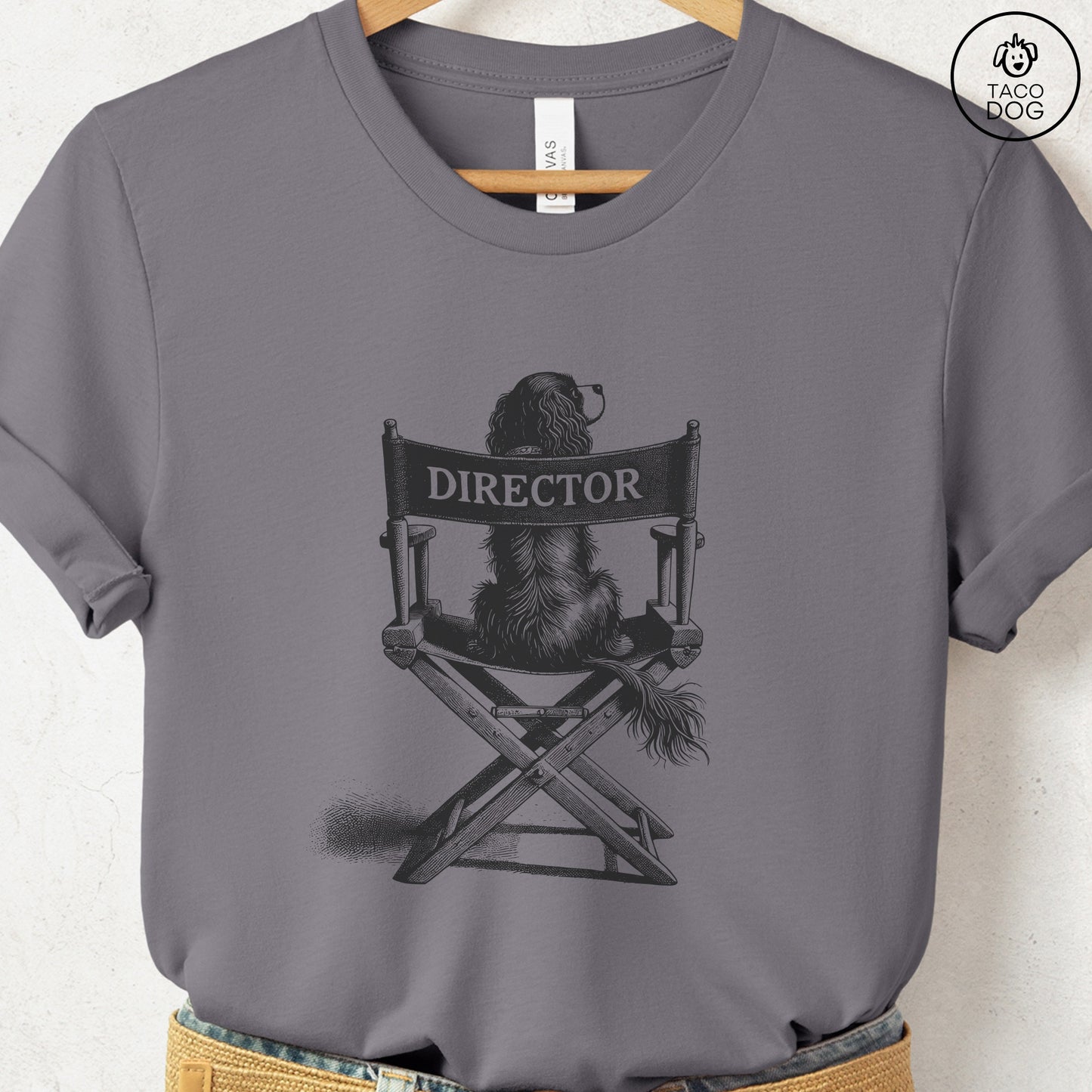 Cavalier King Charles Spaniel Director Chair T-Shirt