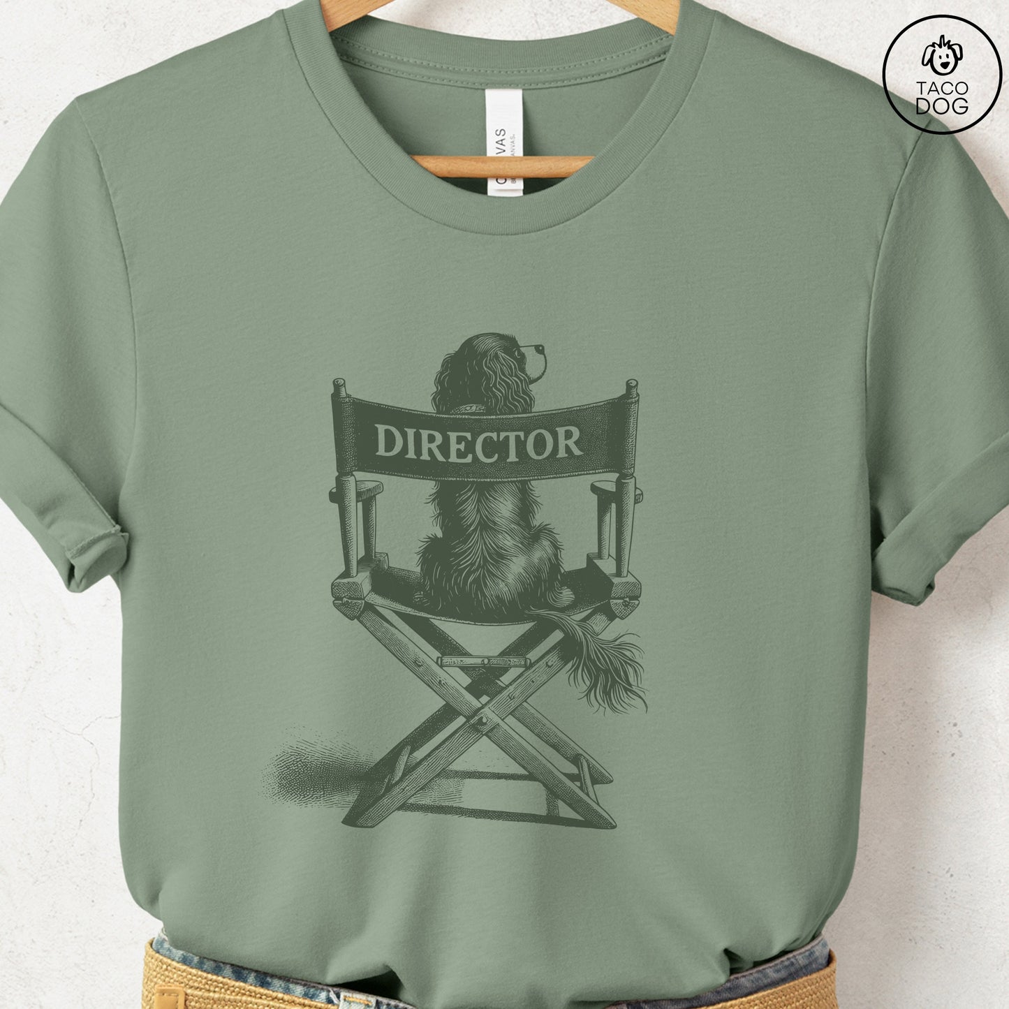 Cavalier King Charles Spaniel Director Chair T-Shirt