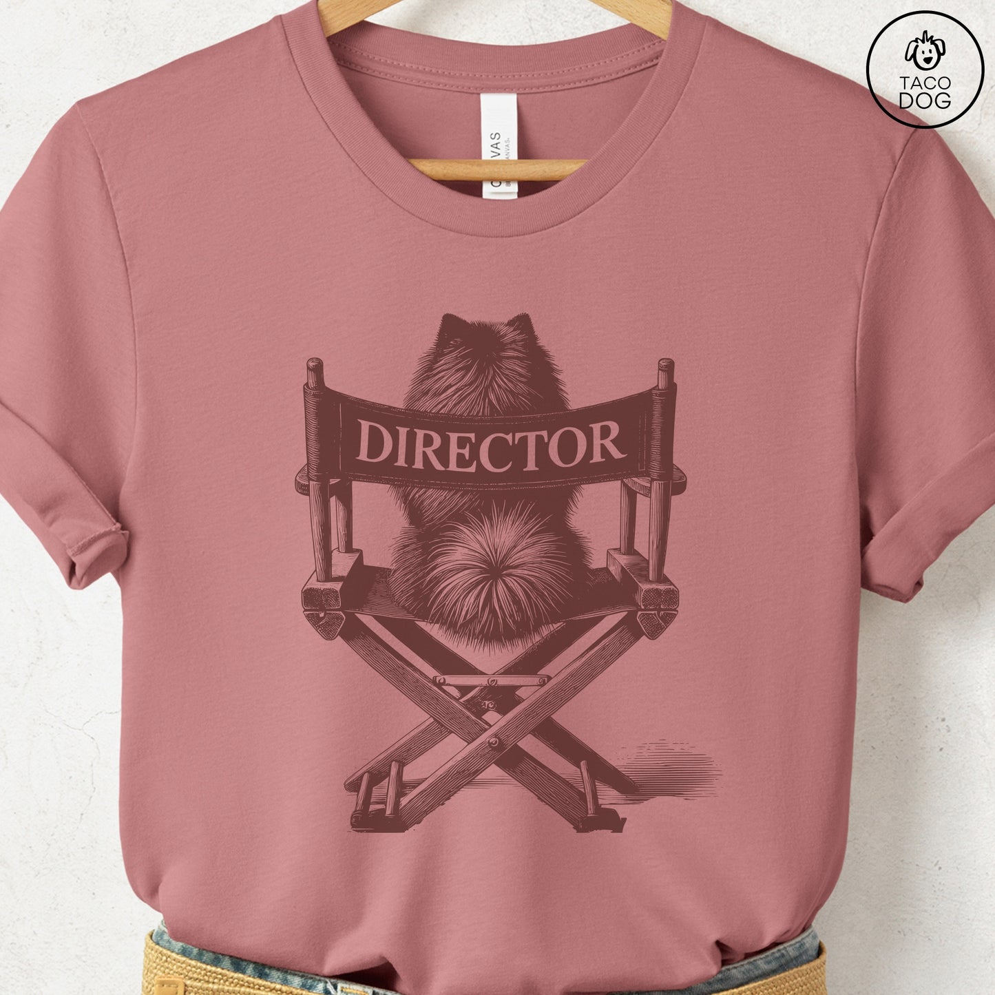 Pomeranian Director Chair T-Shirt