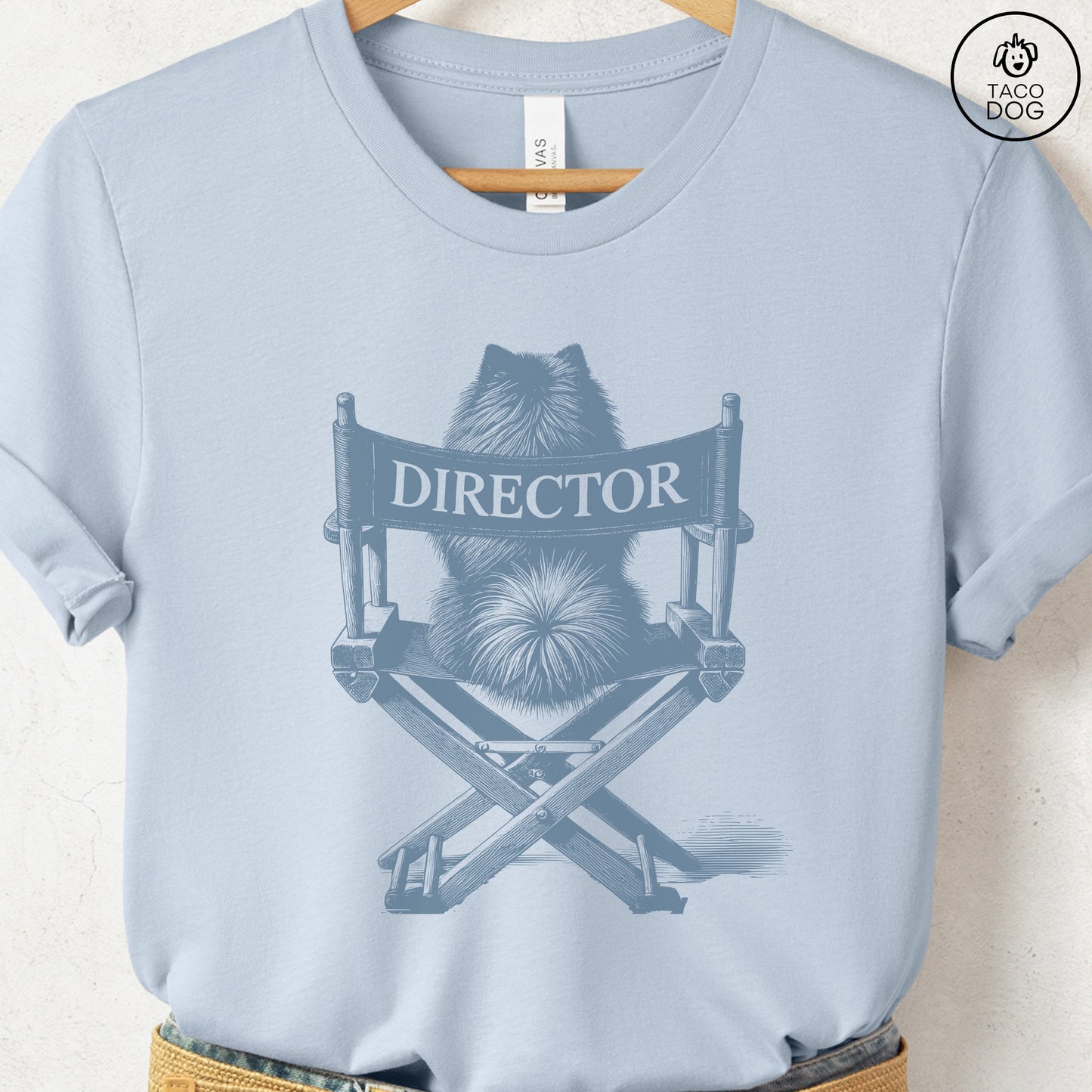 Pomeranian Director Chair T-Shirt