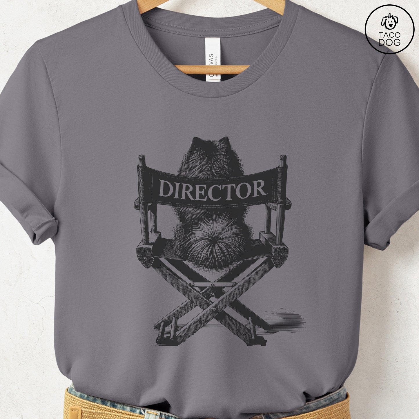 Pomeranian Director Chair T-Shirt