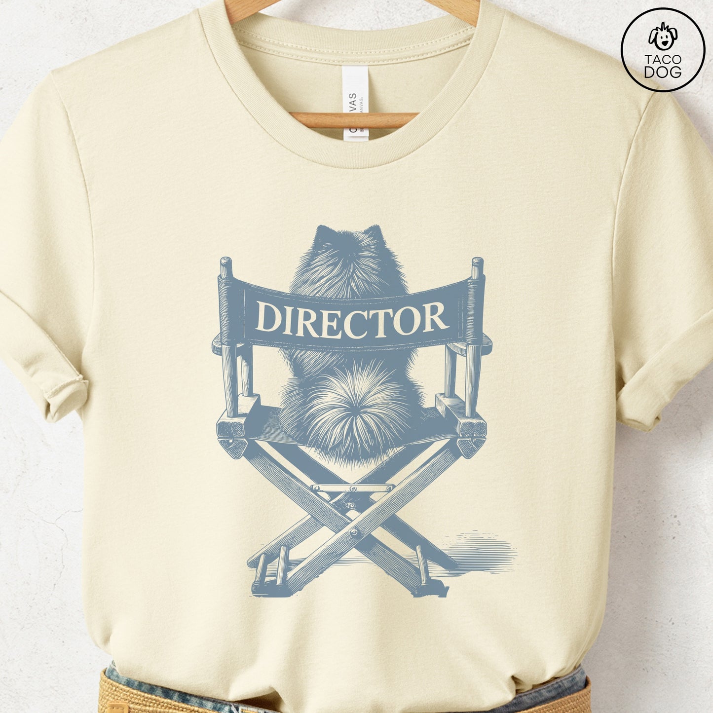 Pomeranian Director Chair T-Shirt