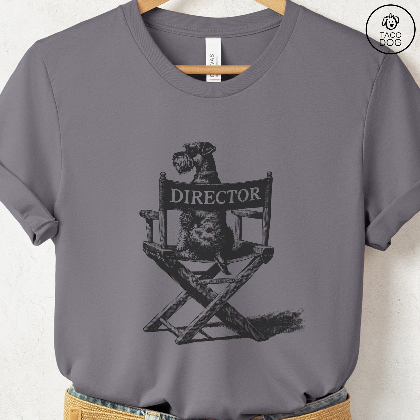 Schnauzer Director Chair T-Shirt
