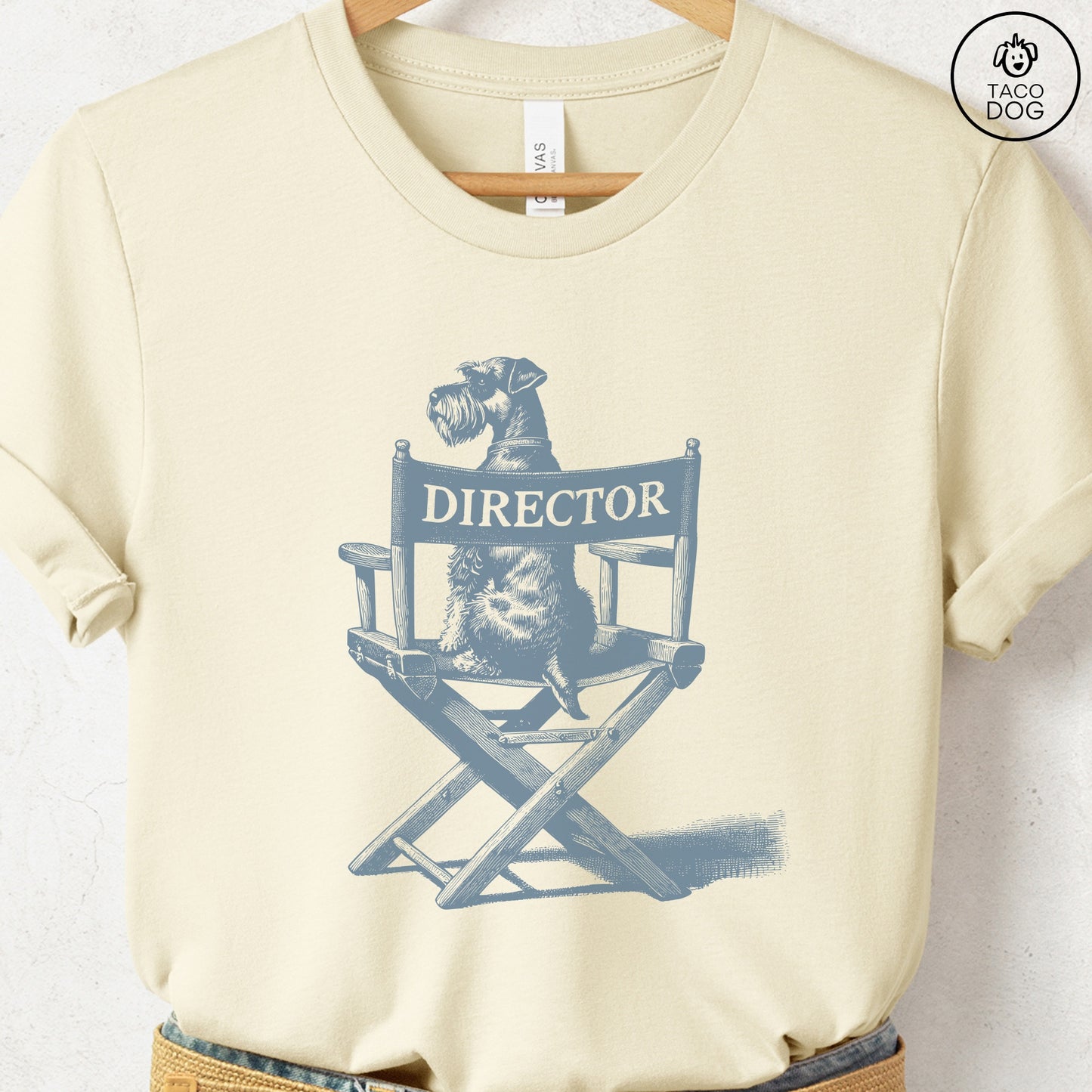Schnauzer Director Chair T-Shirt