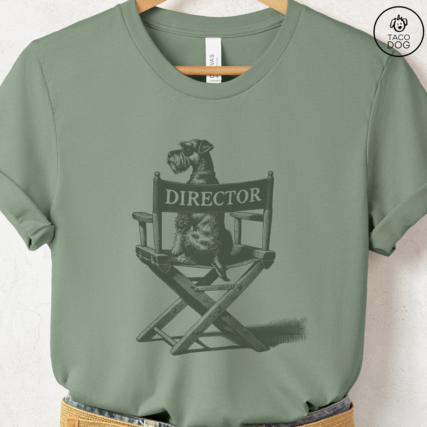 Schnauzer Director Chair T-Shirt