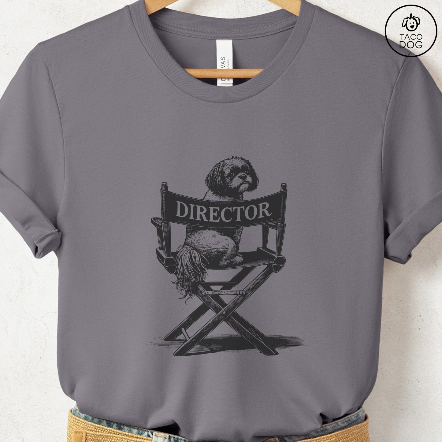 Shih Tzu Director Chair T-Shirt