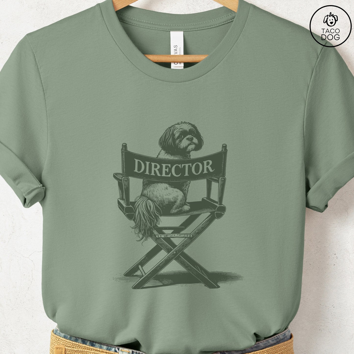 Shih Tzu Director Chair T-Shirt
