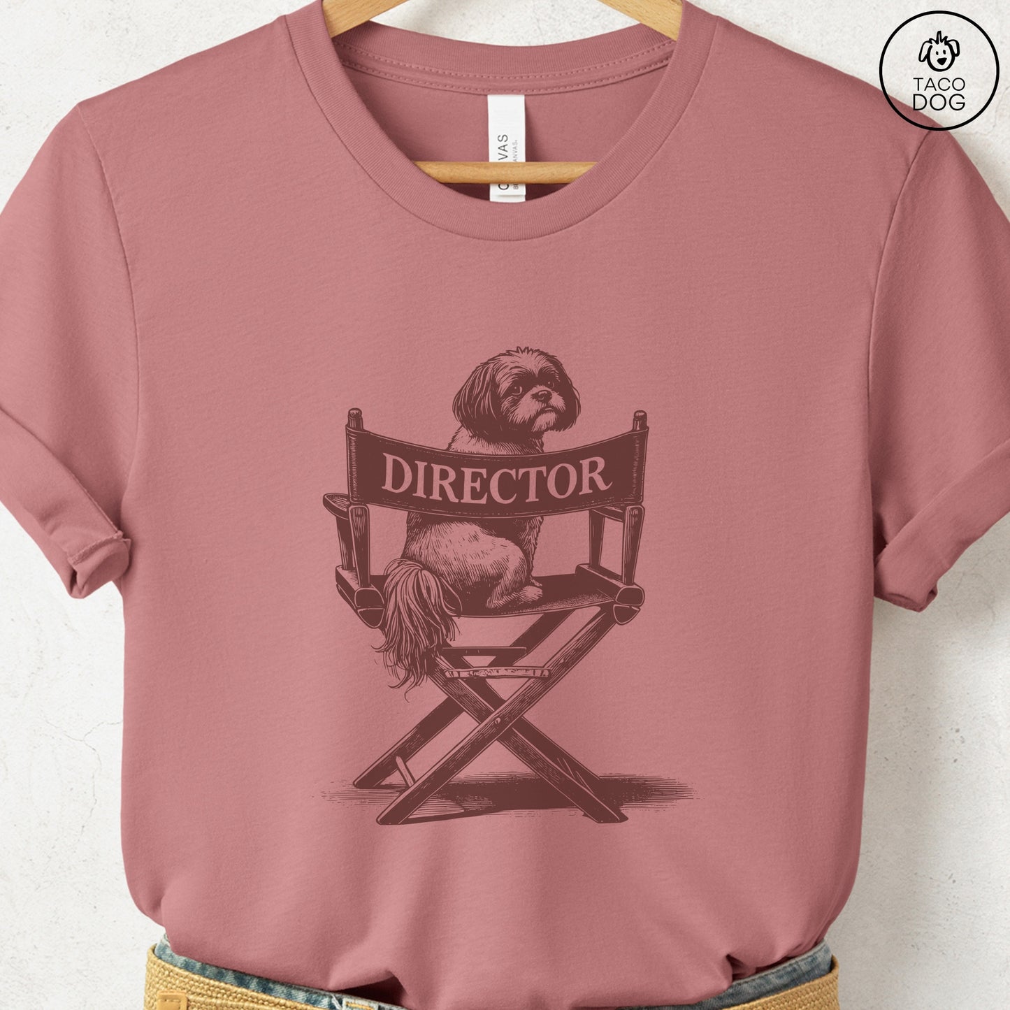 Shih Tzu Director Chair T-Shirt