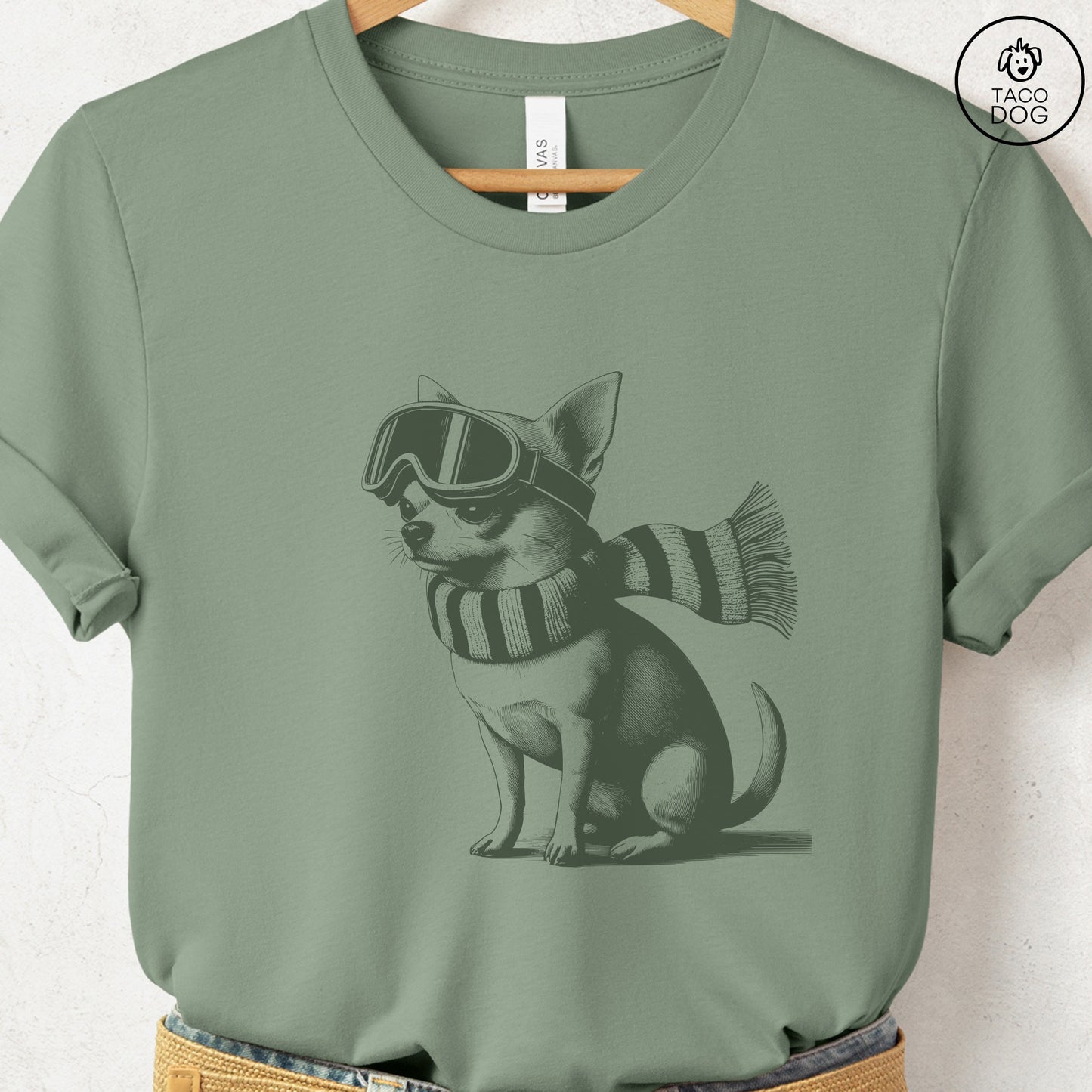 Chihuahua Winter Sport T-Shirt