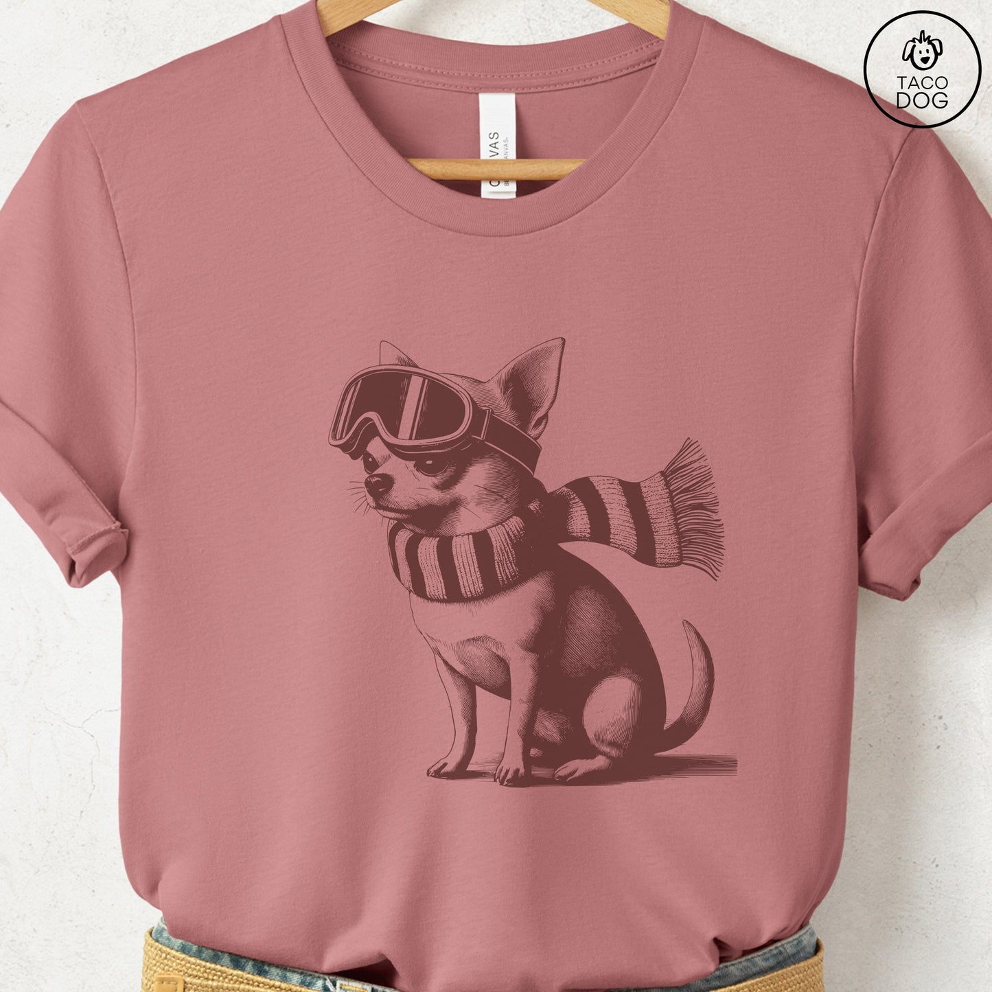 Chihuahua Winter Sport T-Shirt