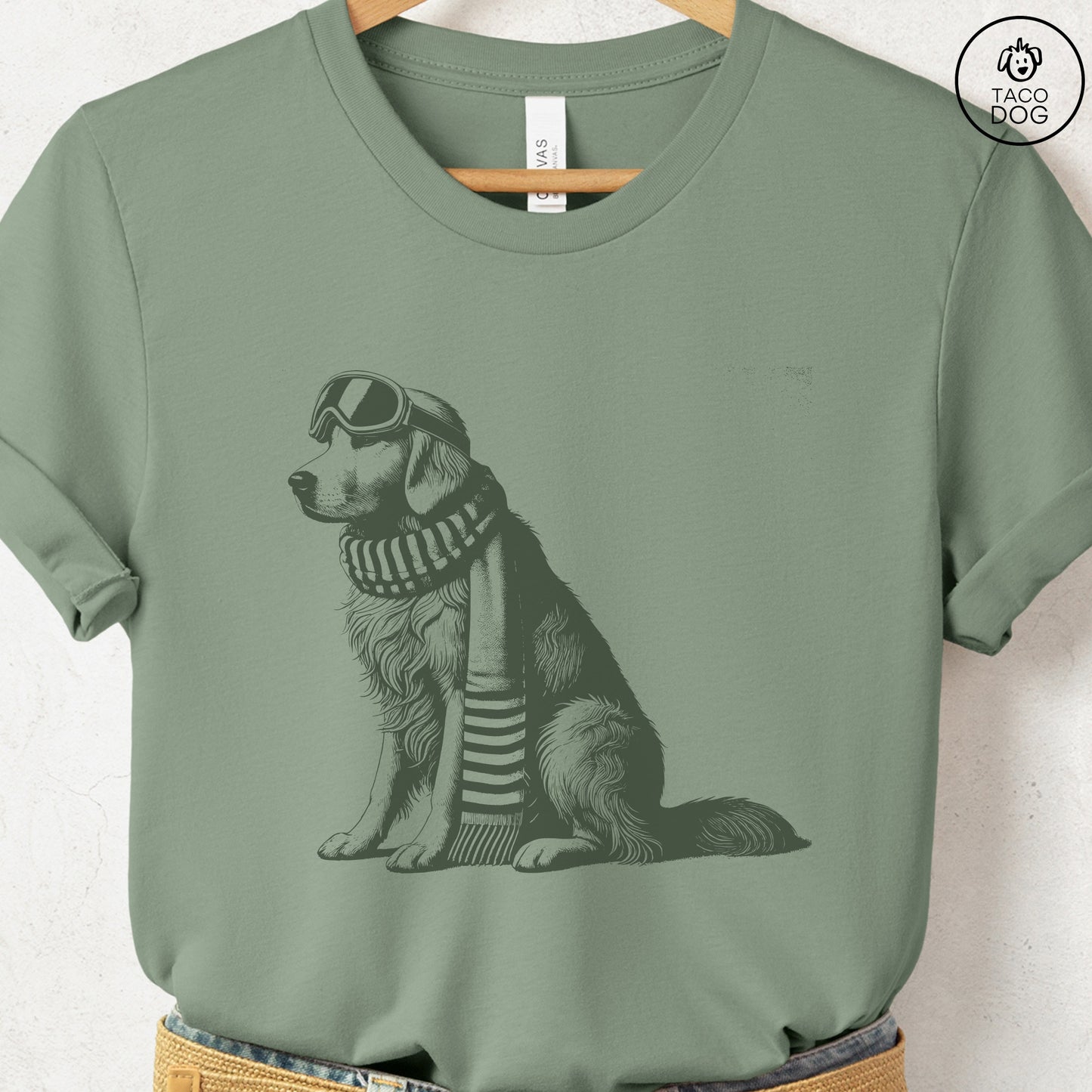 Golden Retriever Winter Sport T-Shirt
