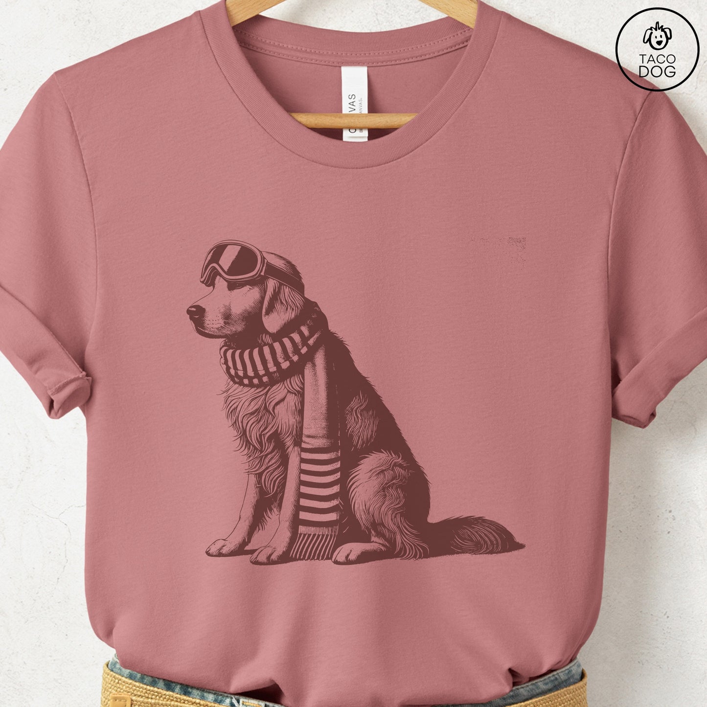 Golden Retriever Winter Sport T-Shirt