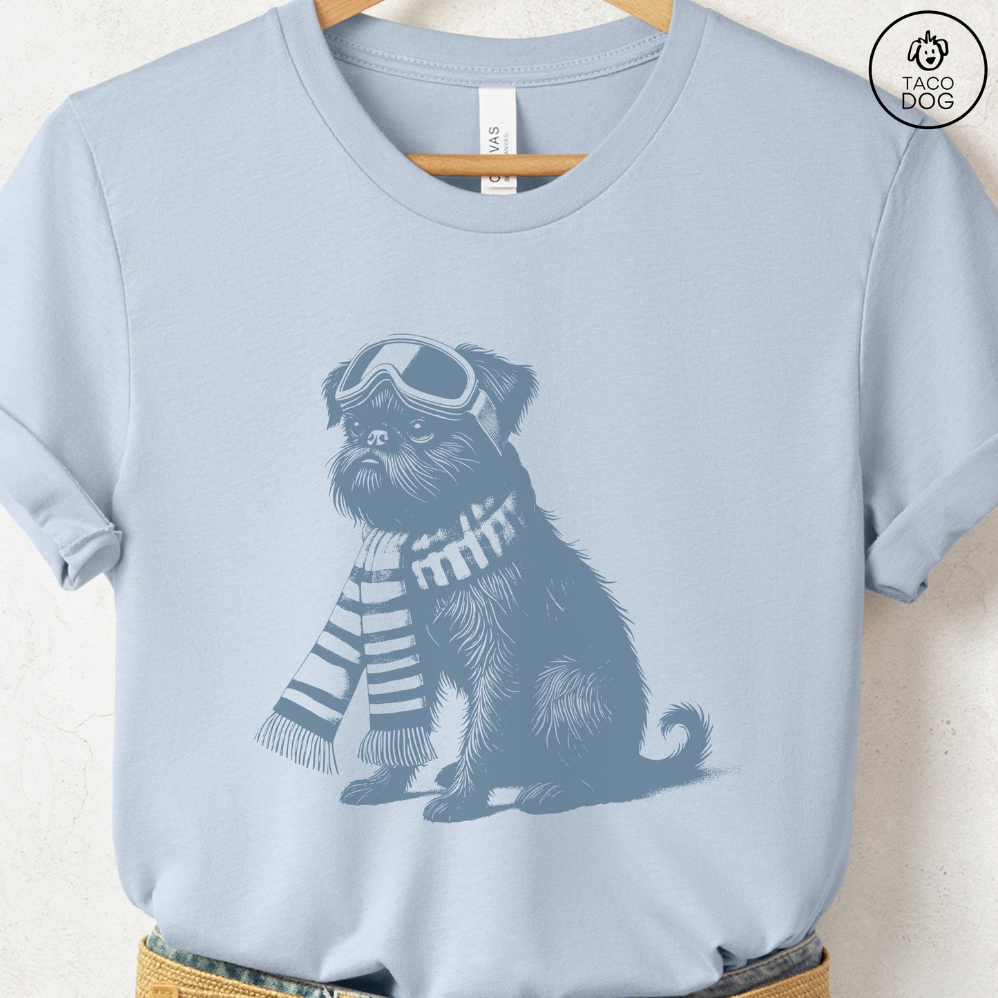 Brussels Griffon Griff Winter Sport T-Shirt