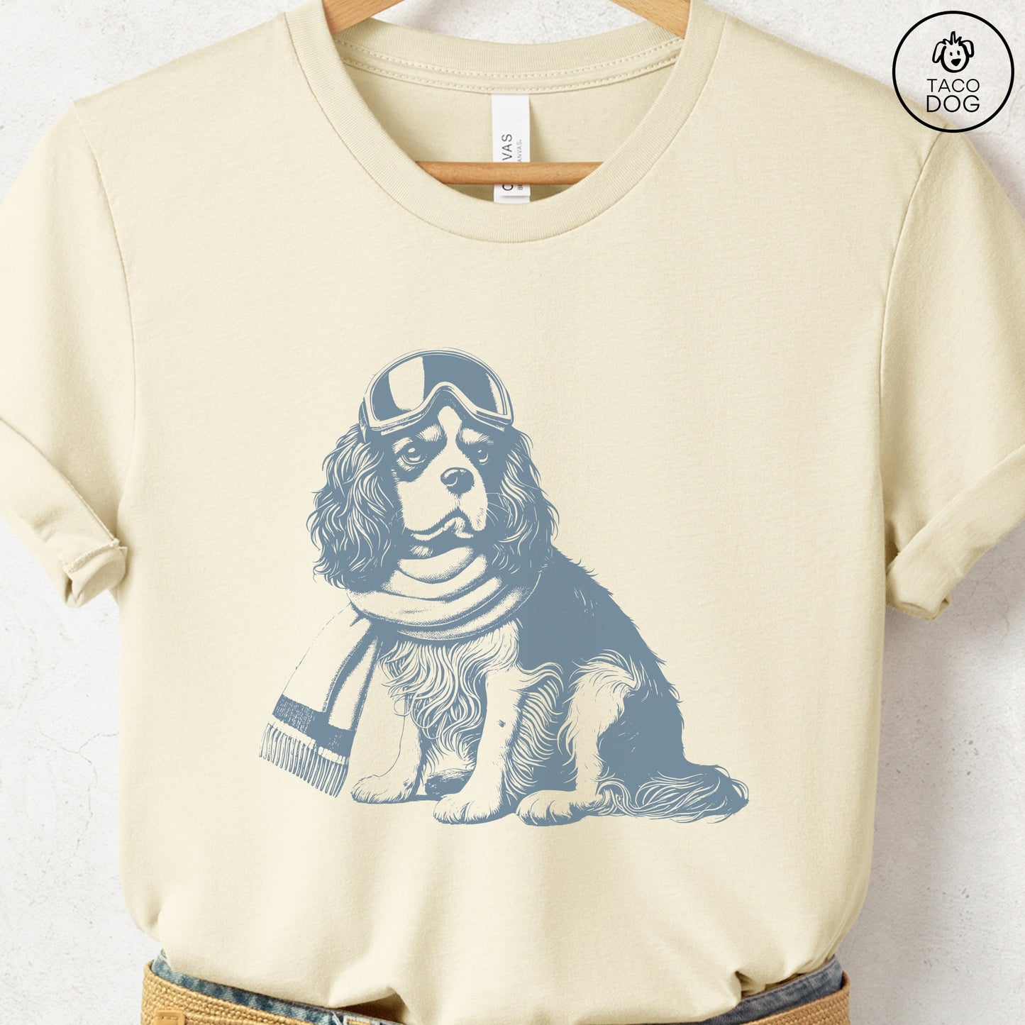 Cavalier King Charles Spaniel Winter Sport T-Shirt