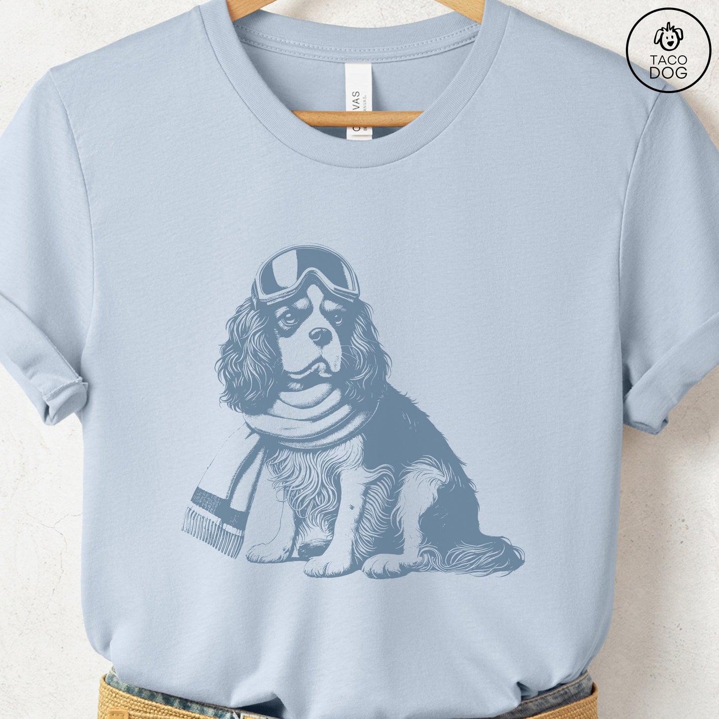 Cavalier King Charles Spaniel Winter Sport T-Shirt