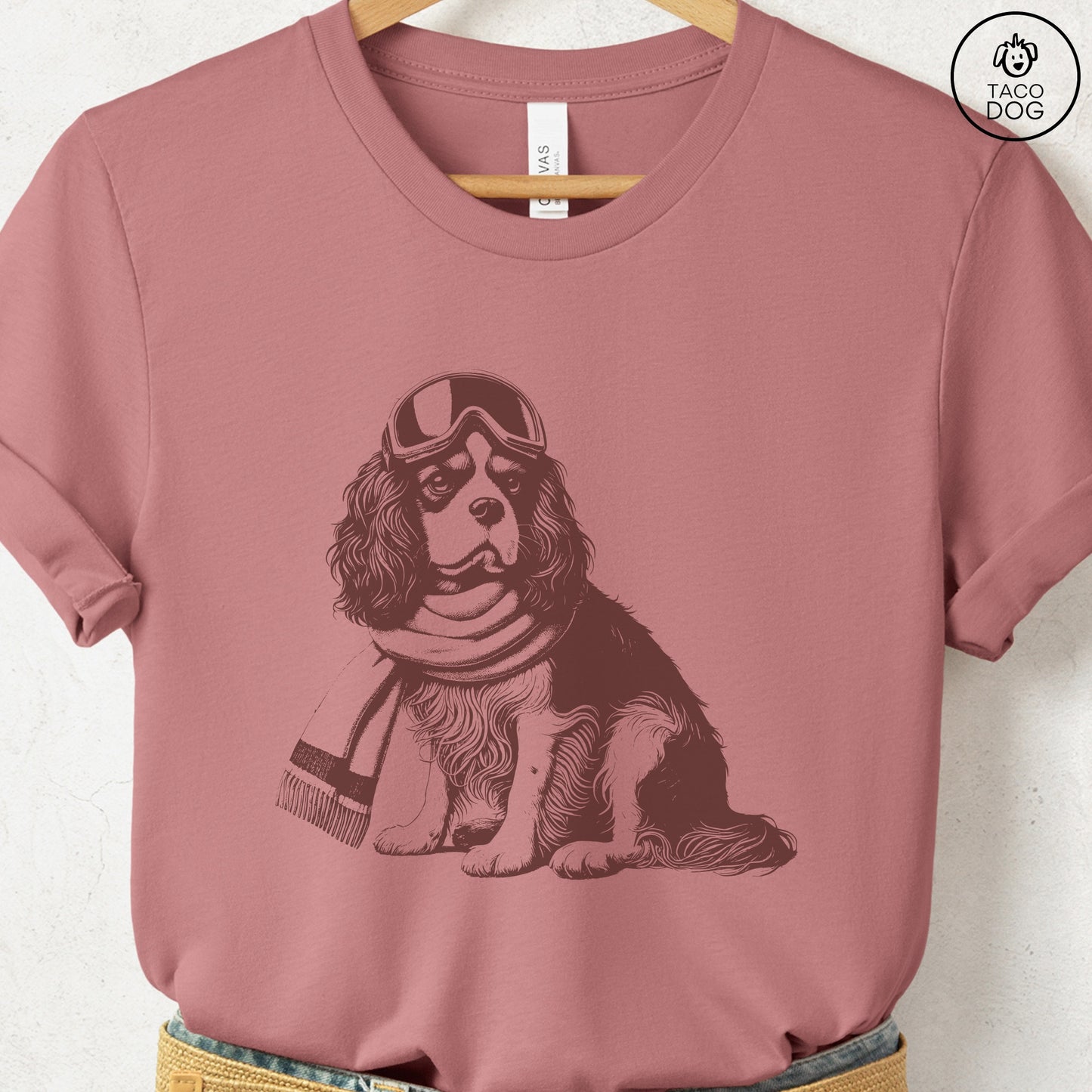 Cavalier King Charles Spaniel Winter Sport T-Shirt