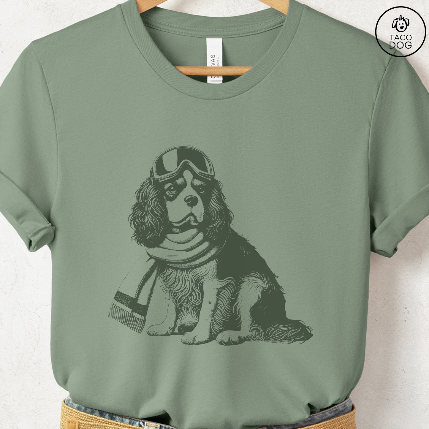 Cavalier King Charles Spaniel Winter Sport T-Shirt