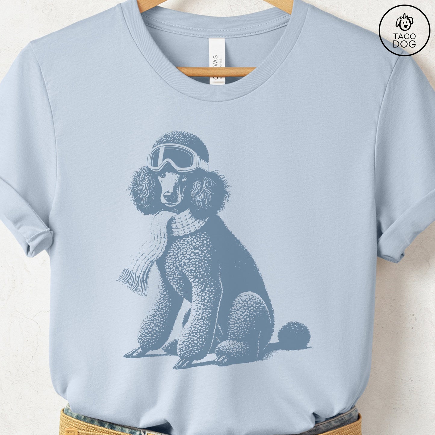 Poodle Winter Sport T-Shirt
