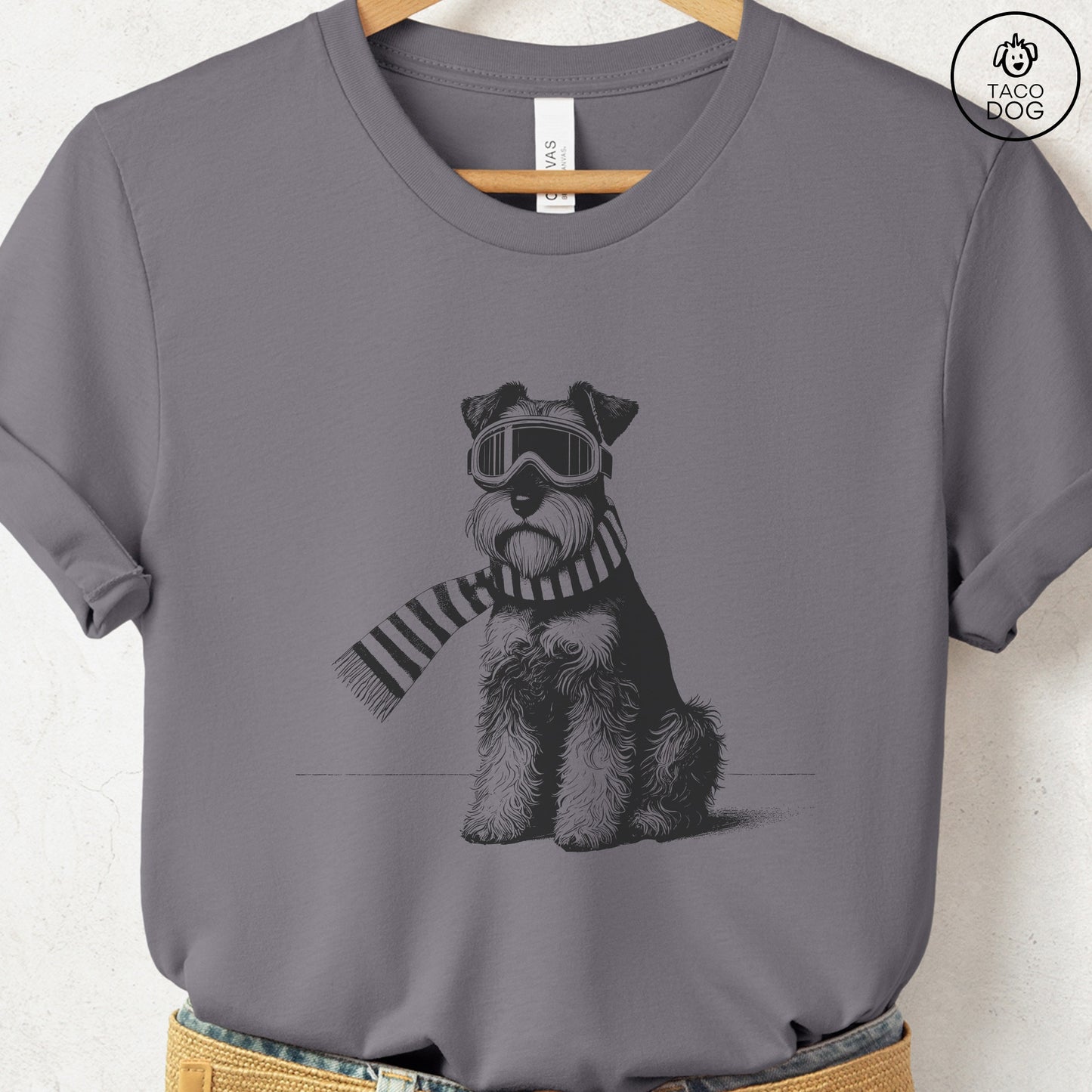 Schnauzer Winter Sport T-Shirt