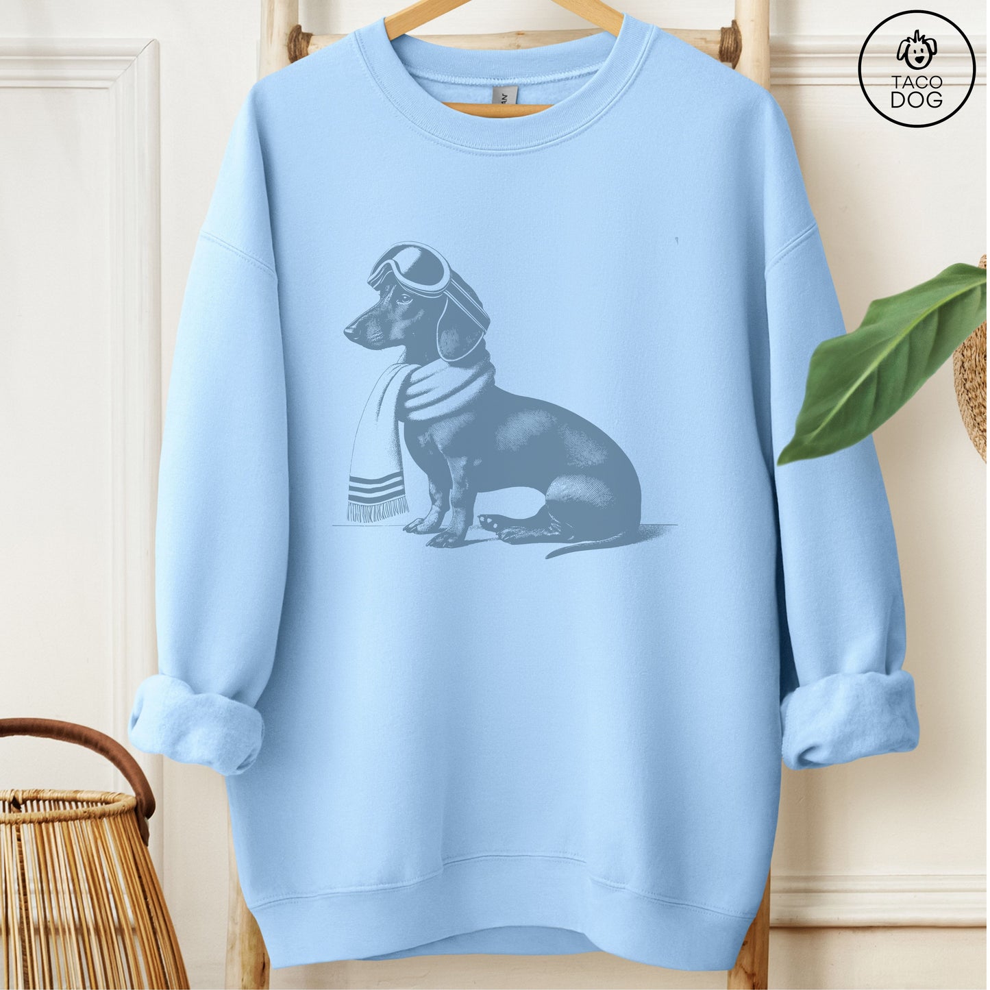 Dachshund Winter Sport Sweatshirt