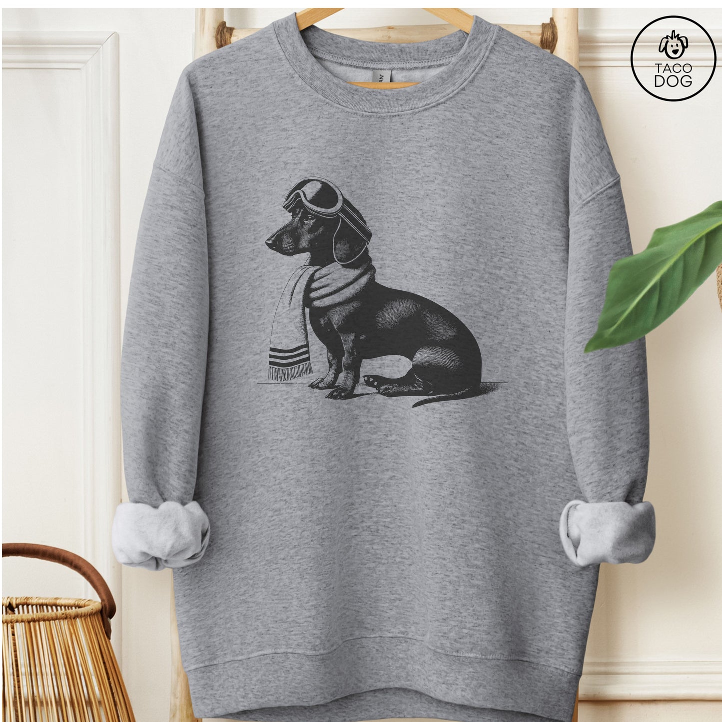 Dachshund Winter Sport Sweatshirt