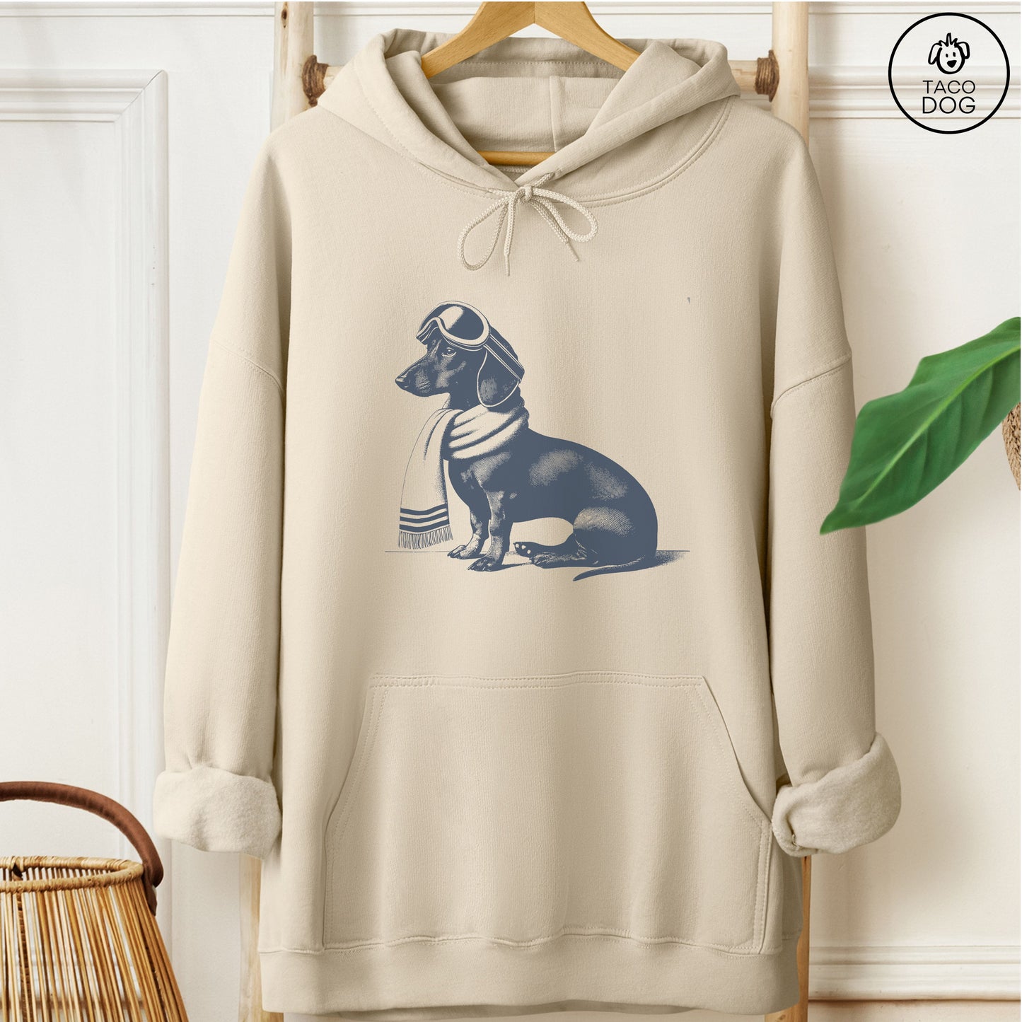 Dachshund Winter Sport Hoodie