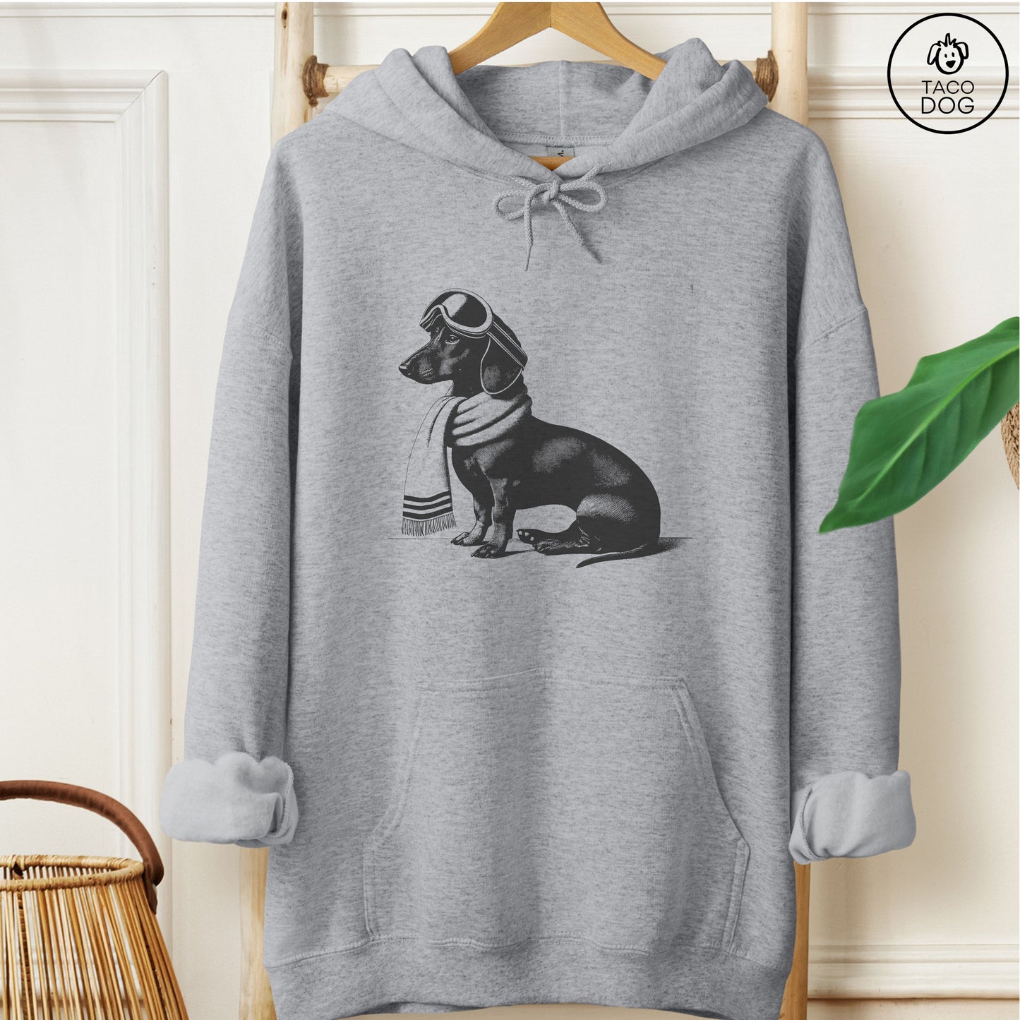 Dachshund Winter Sport Hoodie
