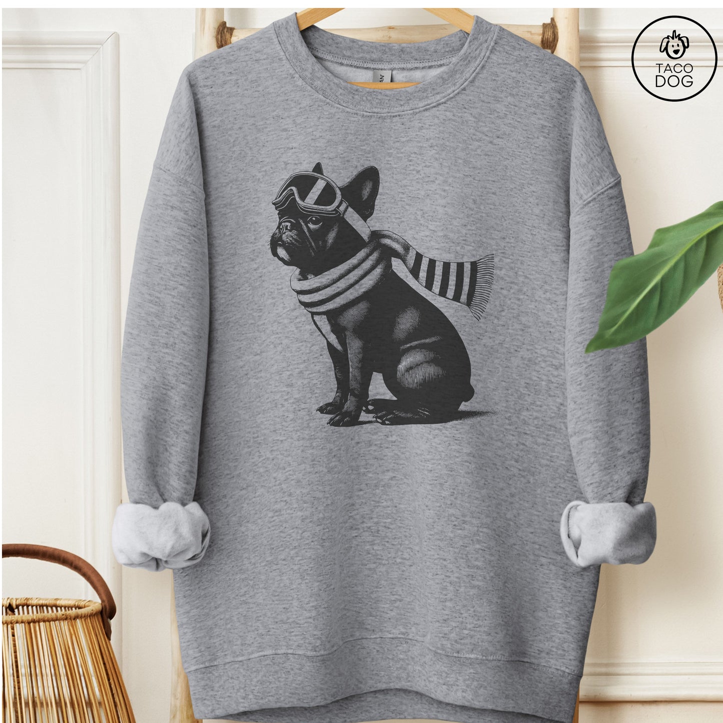 Frenchie Winter Sport Sweatshirt