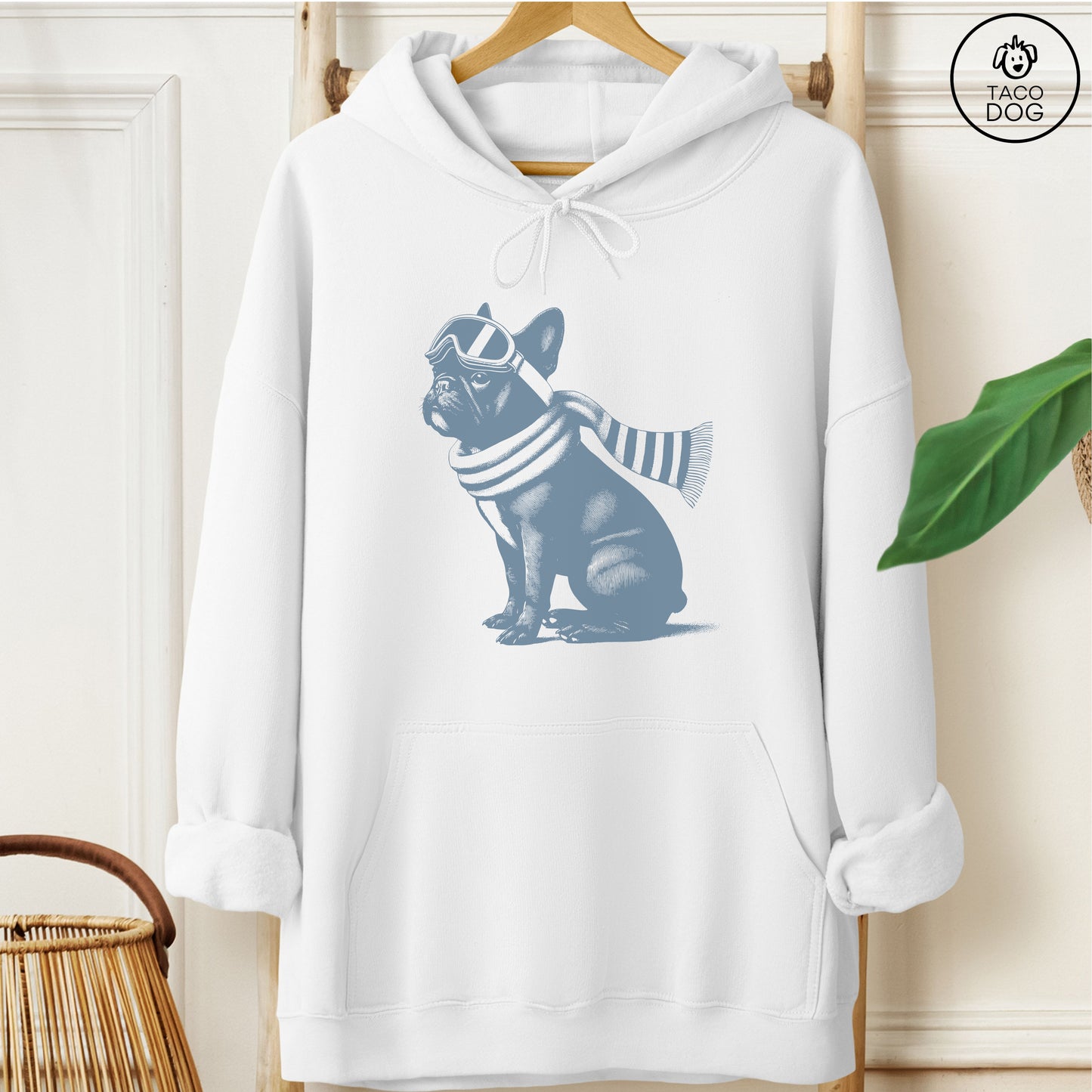 French Bulldog Frenchie Winter Sport Hoodie