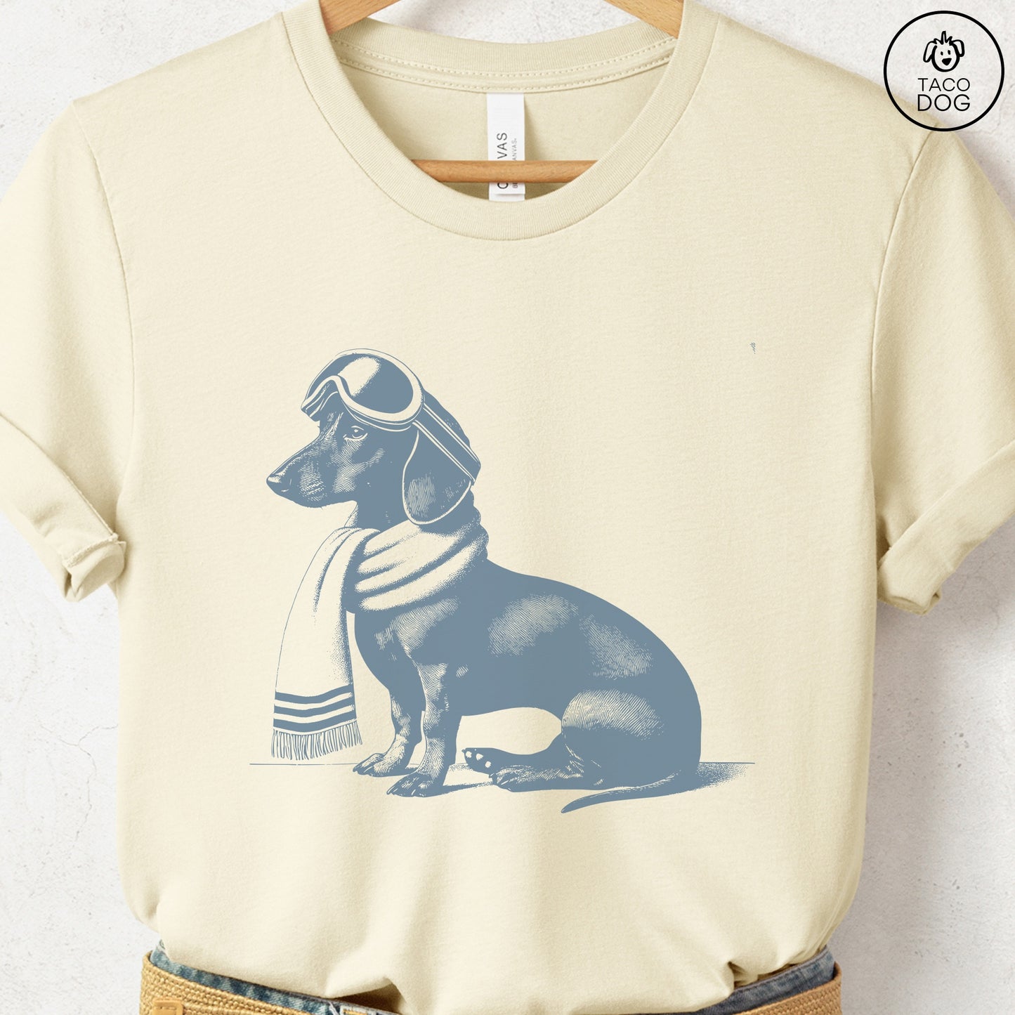 Weenie Dachshund Winter Sport T-Shirt